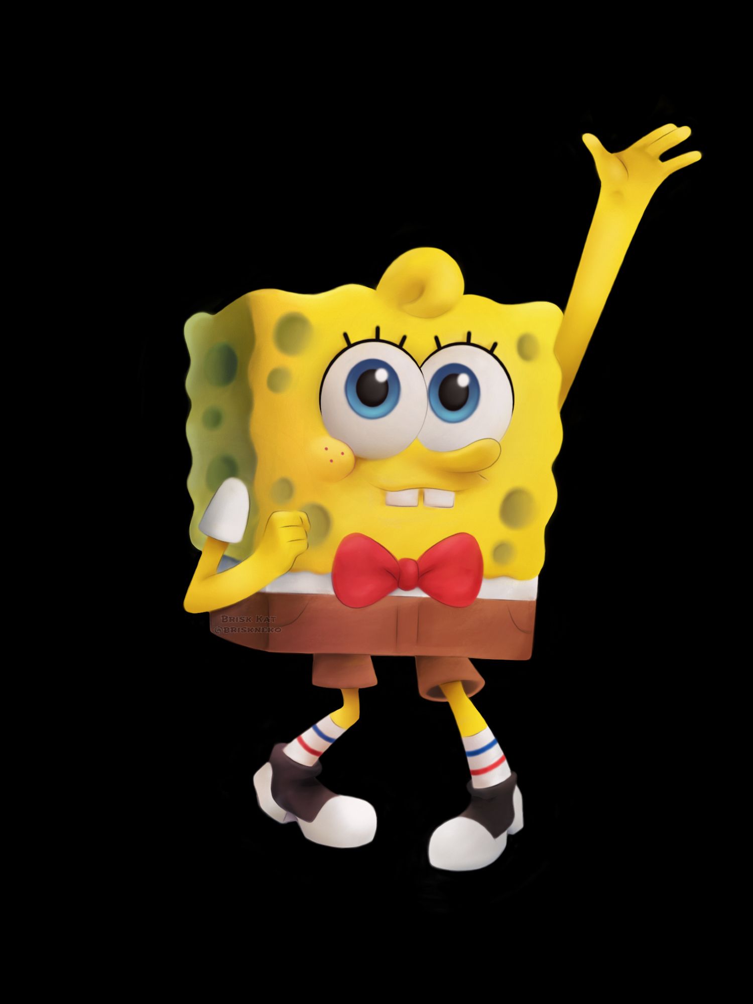 SpongeBob from the Patrick Star Show drawn in my 4th art style