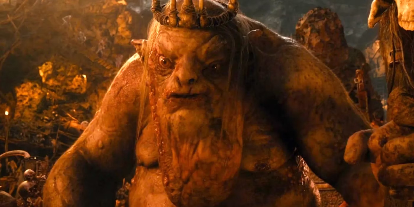 The... goblin king? I guess? From the Hobbit movies. Tolkien used goblins and orcs interchangeably and infused both with an equal amount of racism.