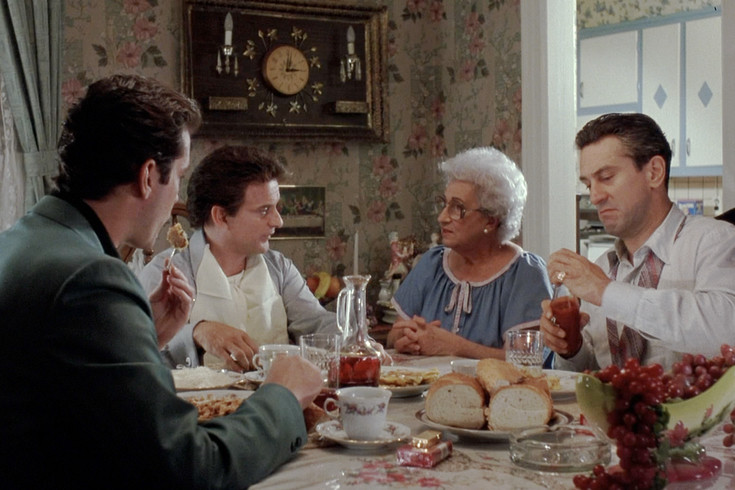 dinner scene from the movie Goodfellas