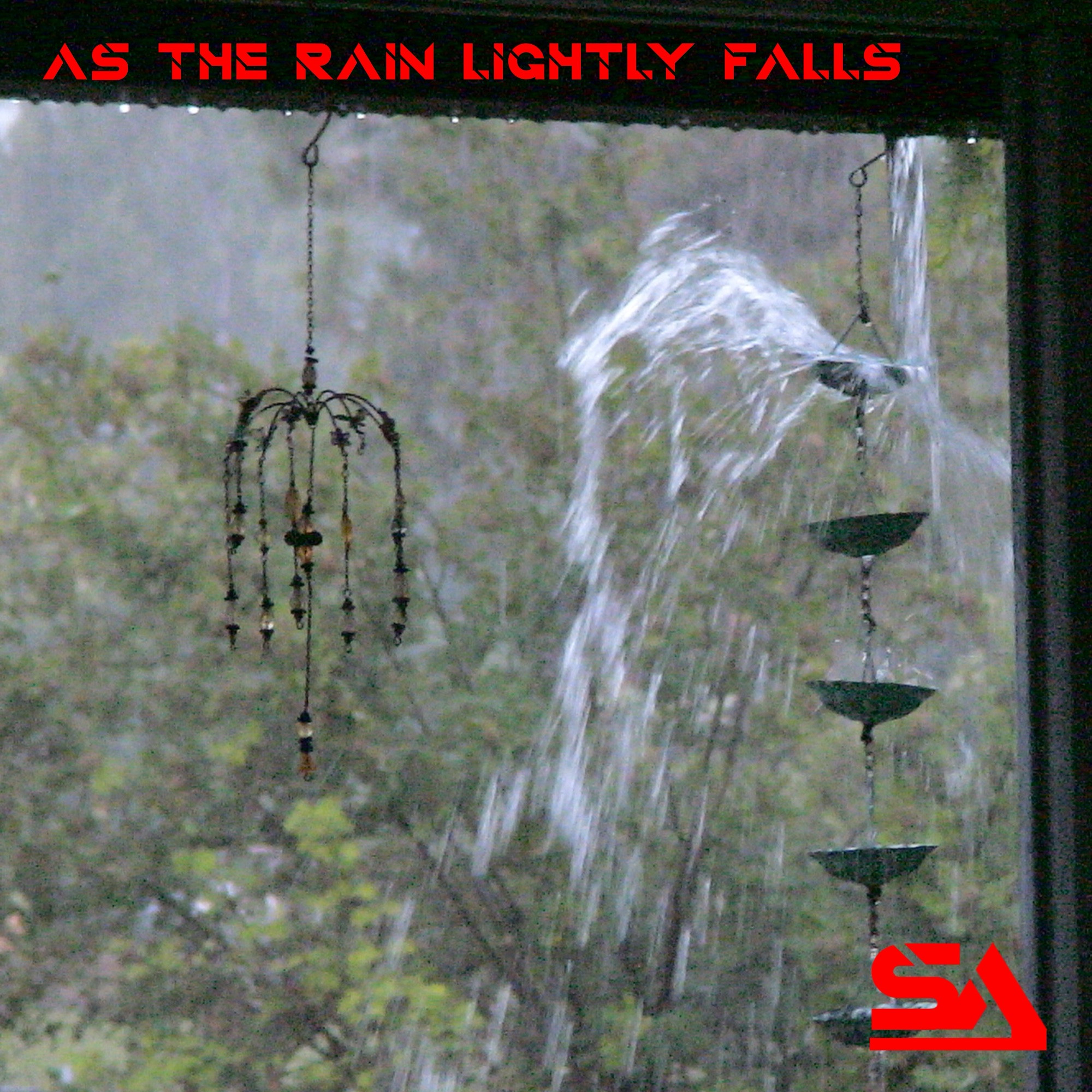 cover art for “as the rain lightly falls”