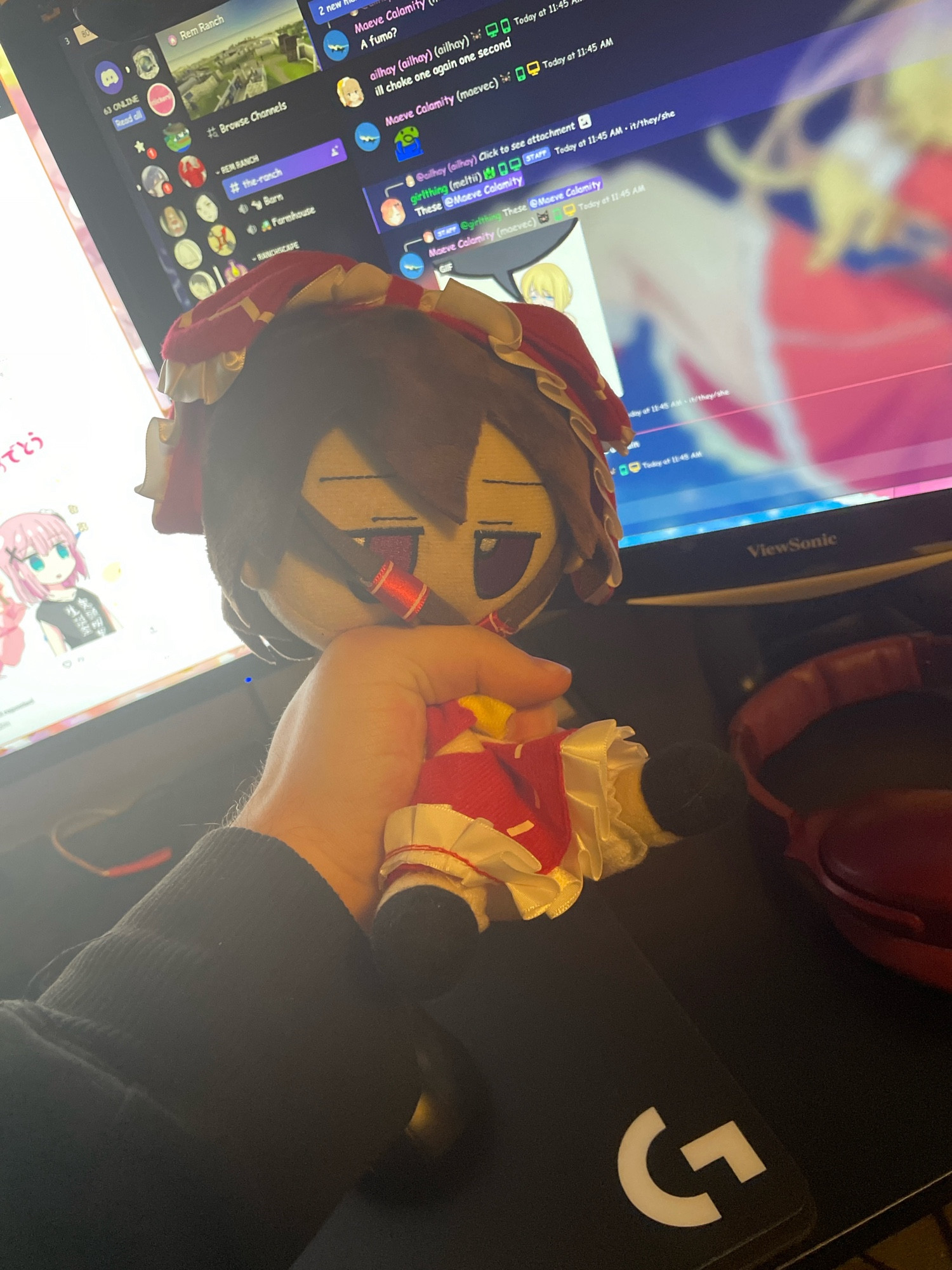 choking a fumo