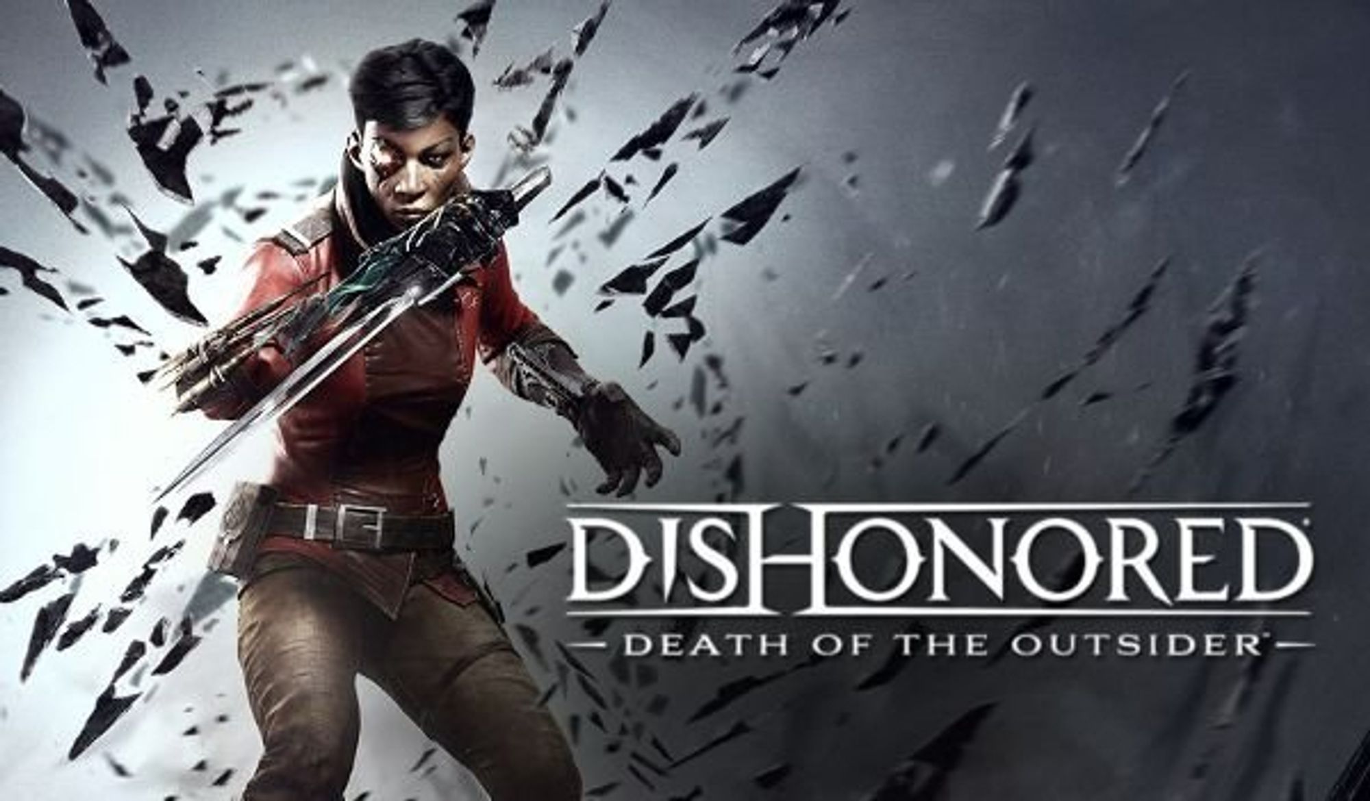 Dishonored: Death of the Outsider logo with Billie Lurk