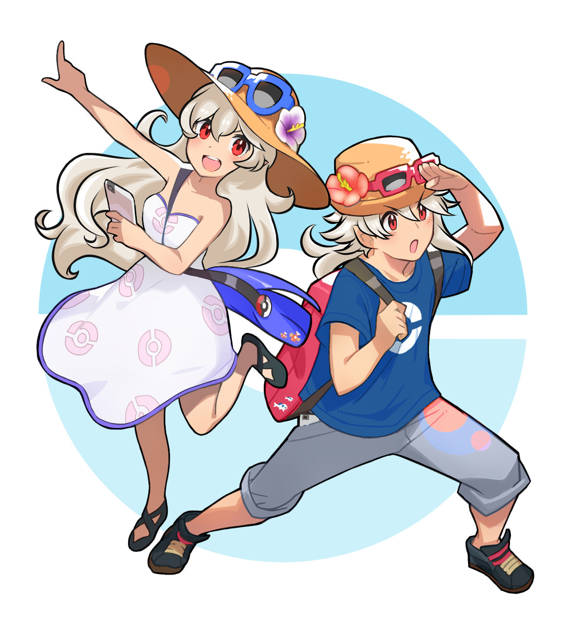 Pokemon trainer edits of F!Corrin and M!Corrin