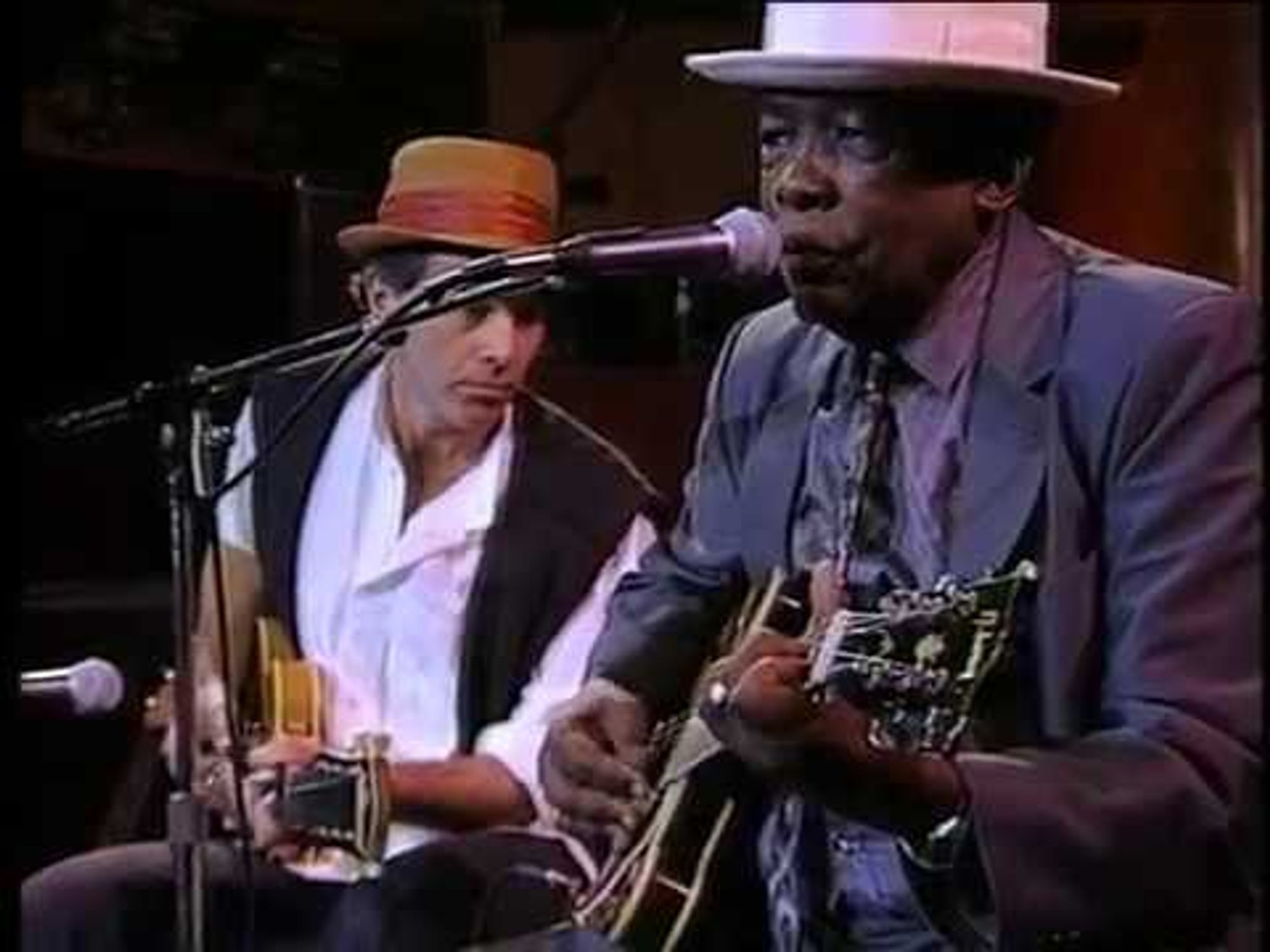 Ry Cooder und John Lee Hooker im Shoreline Amphitheatre 