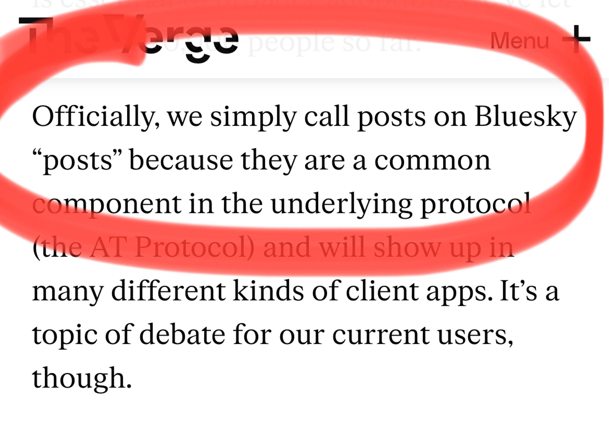 Officially, we simply call posts on Bluesky “posts” because they are a common component in the underlying protocol (the AT Protocol) and will show up in many different kinds of client apps. It’s a topic of debate for our current users, though.