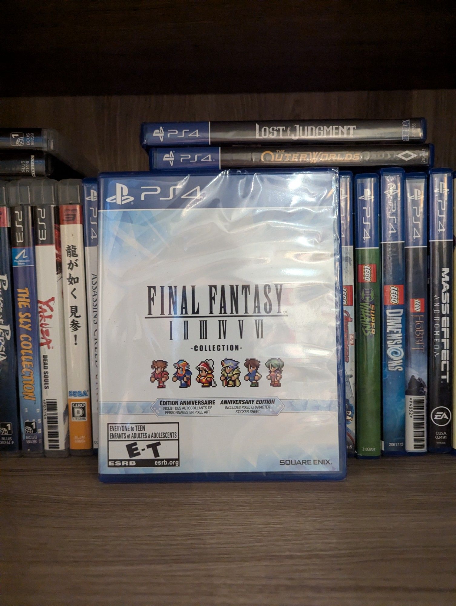 My PS4 copy of the Final Fantasy Pixel Remaster collection