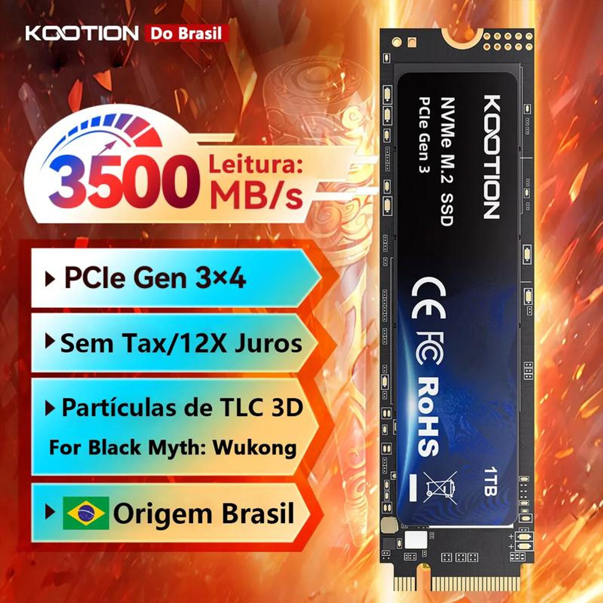 KOOTION SSD 4TB PCI 4.0