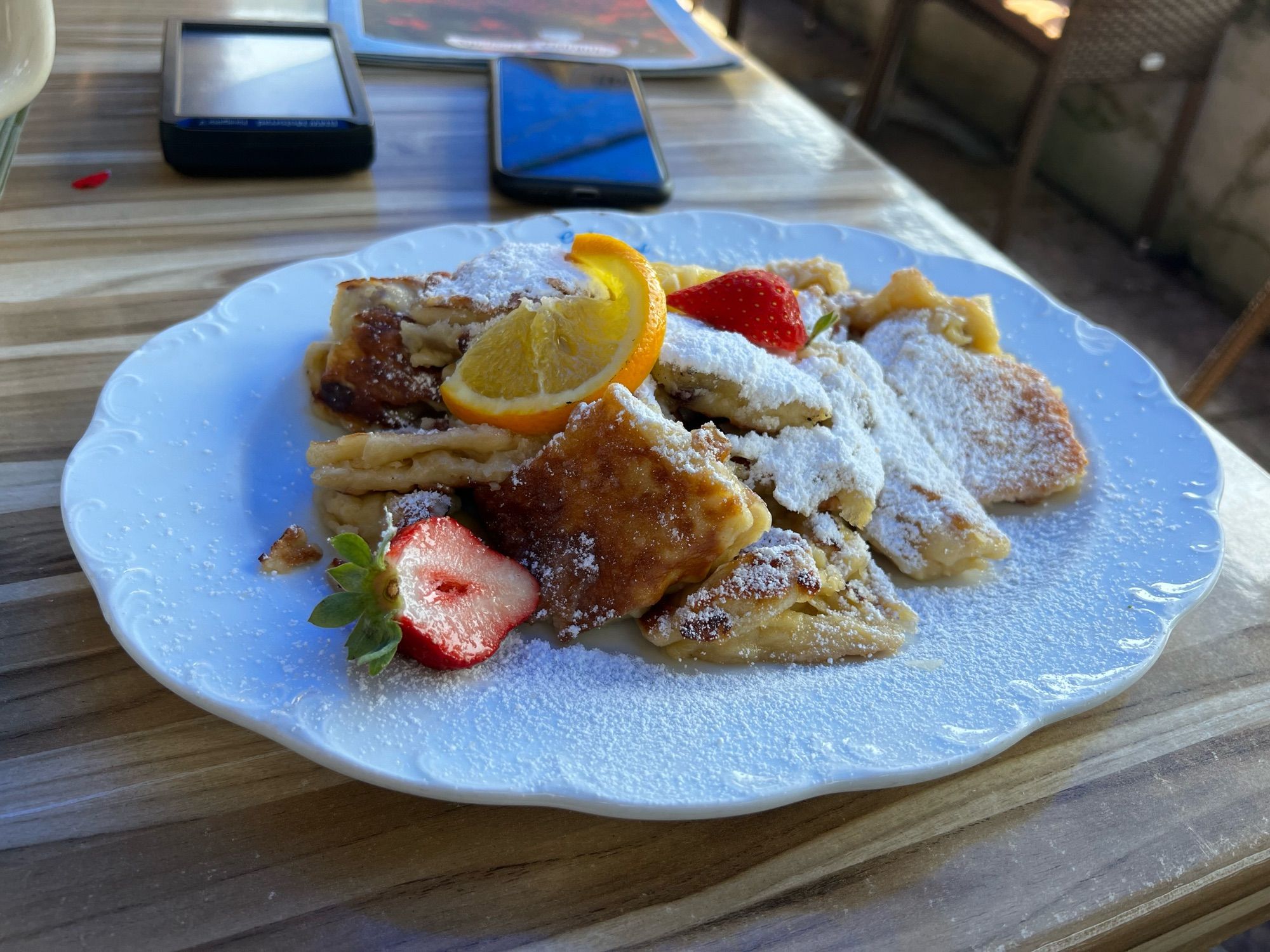 Kaiserschmarren  mit Erdbeere