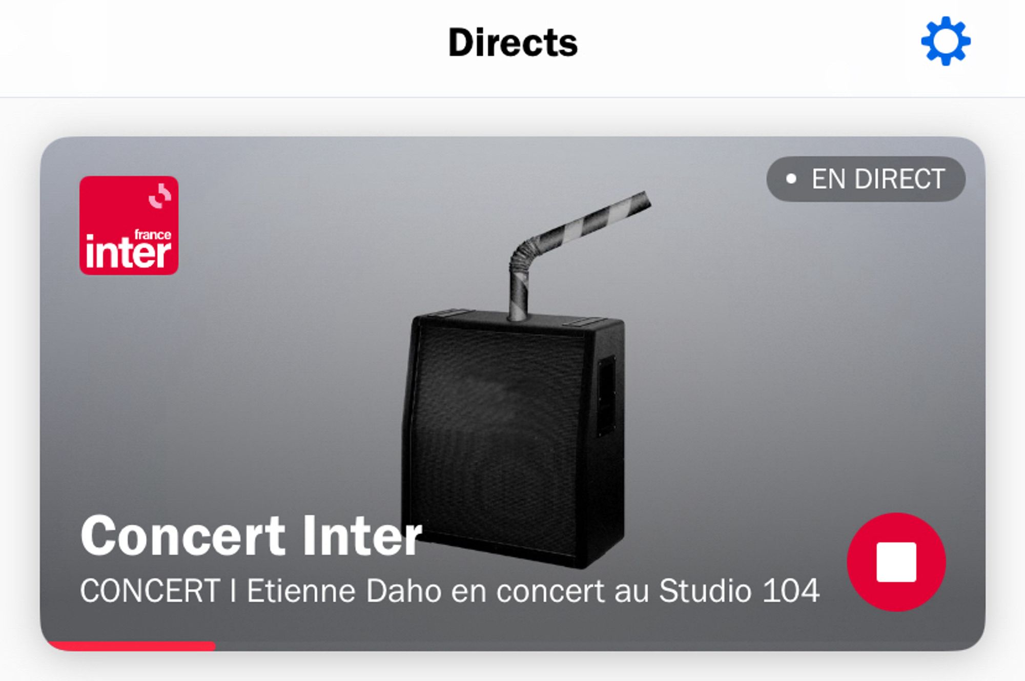 Podcast France Inter. Daho en concert.