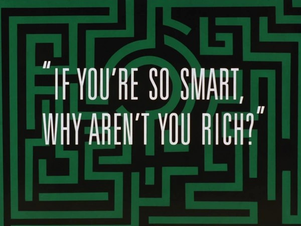 BTAS Title Card: "If You're So Smart, Why Aren't You Rich?"
