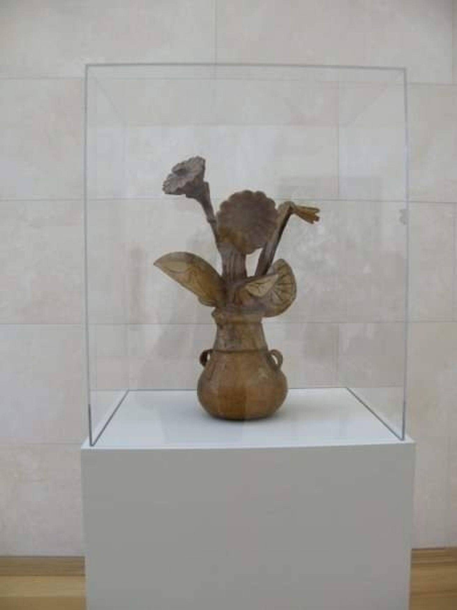 Vase of flowers sculpted by Picasso, at the Nasher Sculpture Museum in Dallas