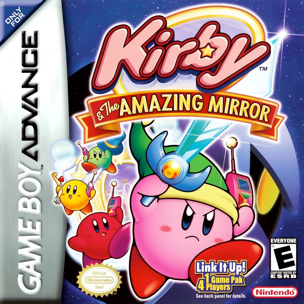 Kirby & The Amazing Mirror box art