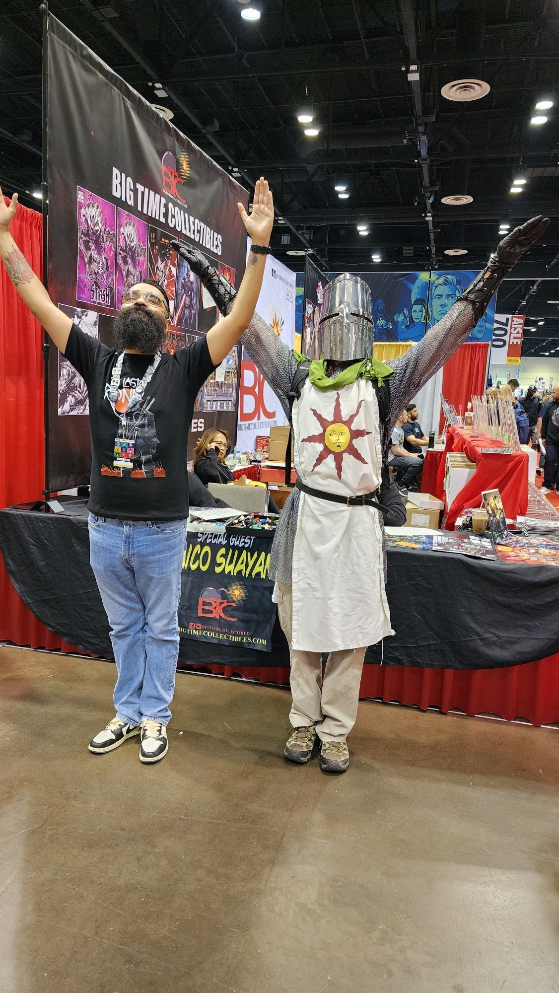 Me and Solaire praising the sun