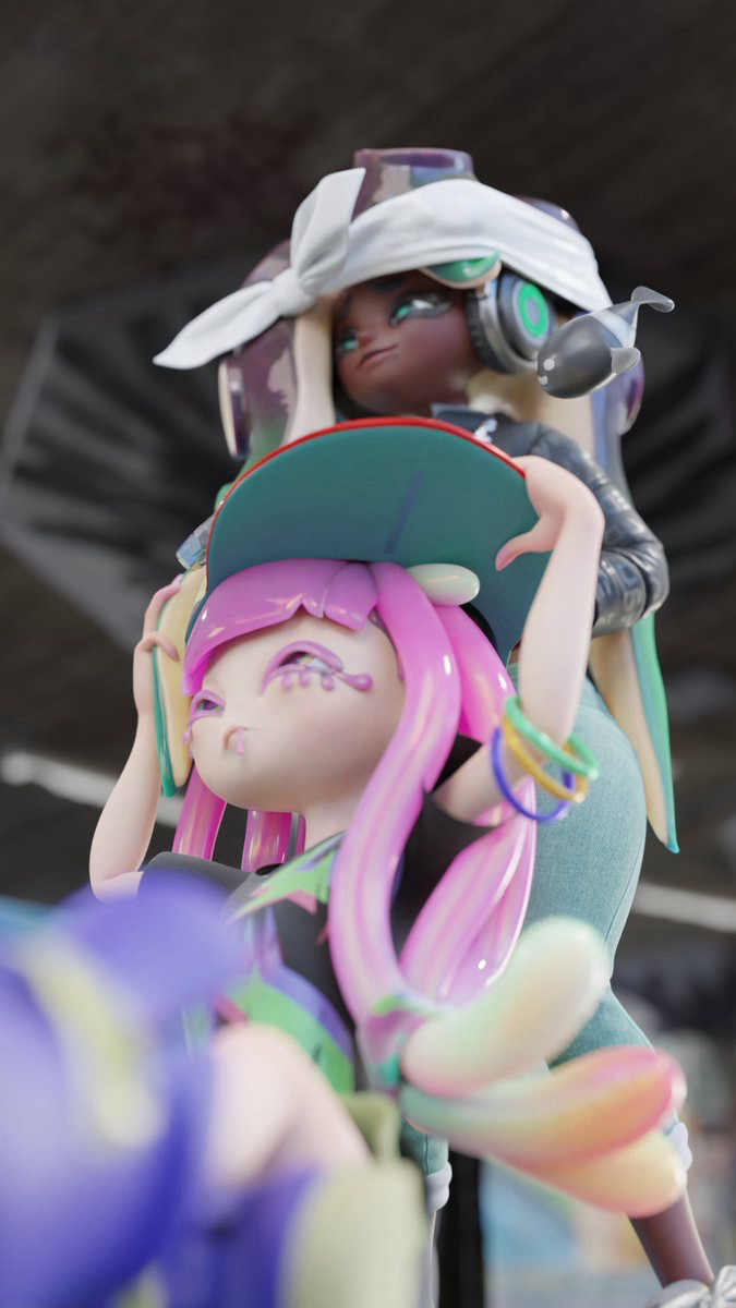 A low angle render of harmony and marina