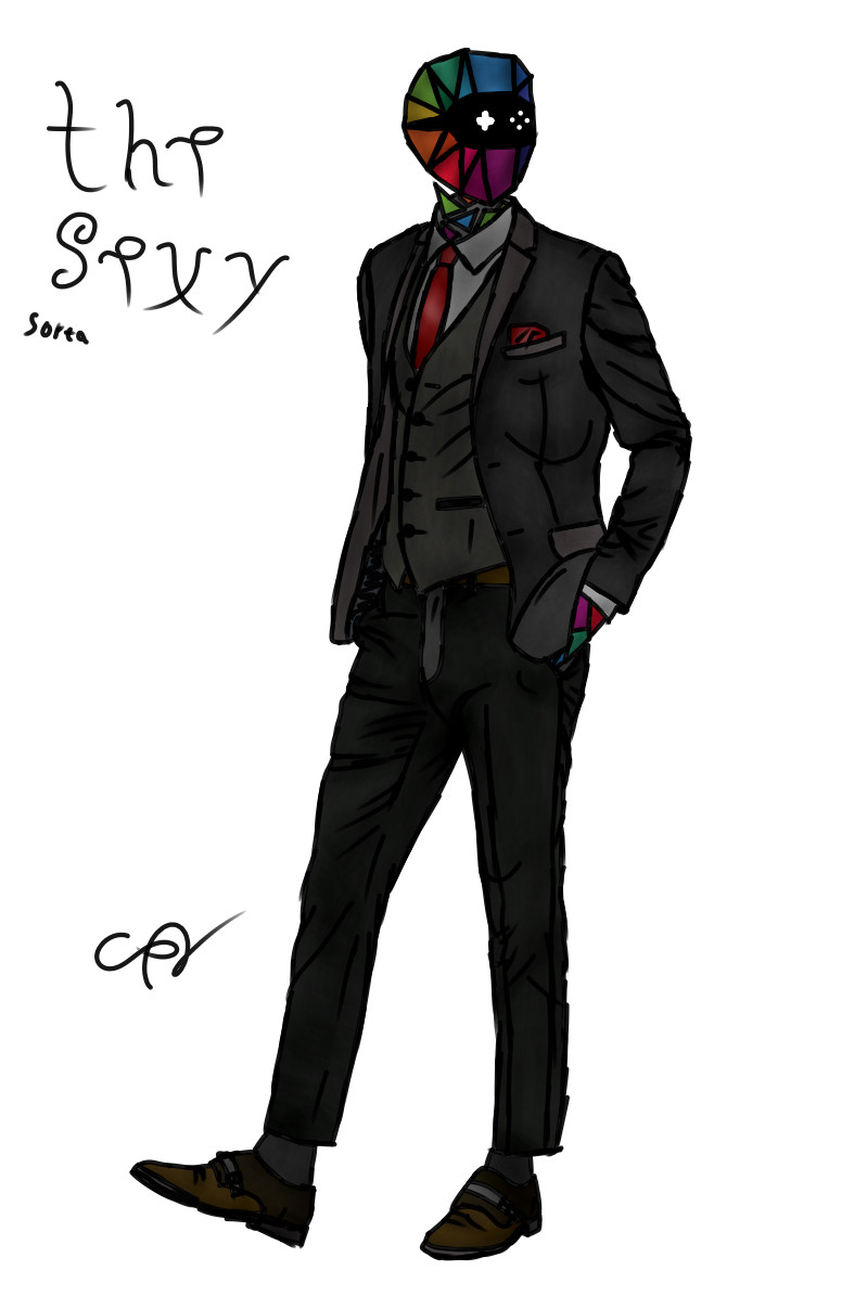 Full body drawing of cyro