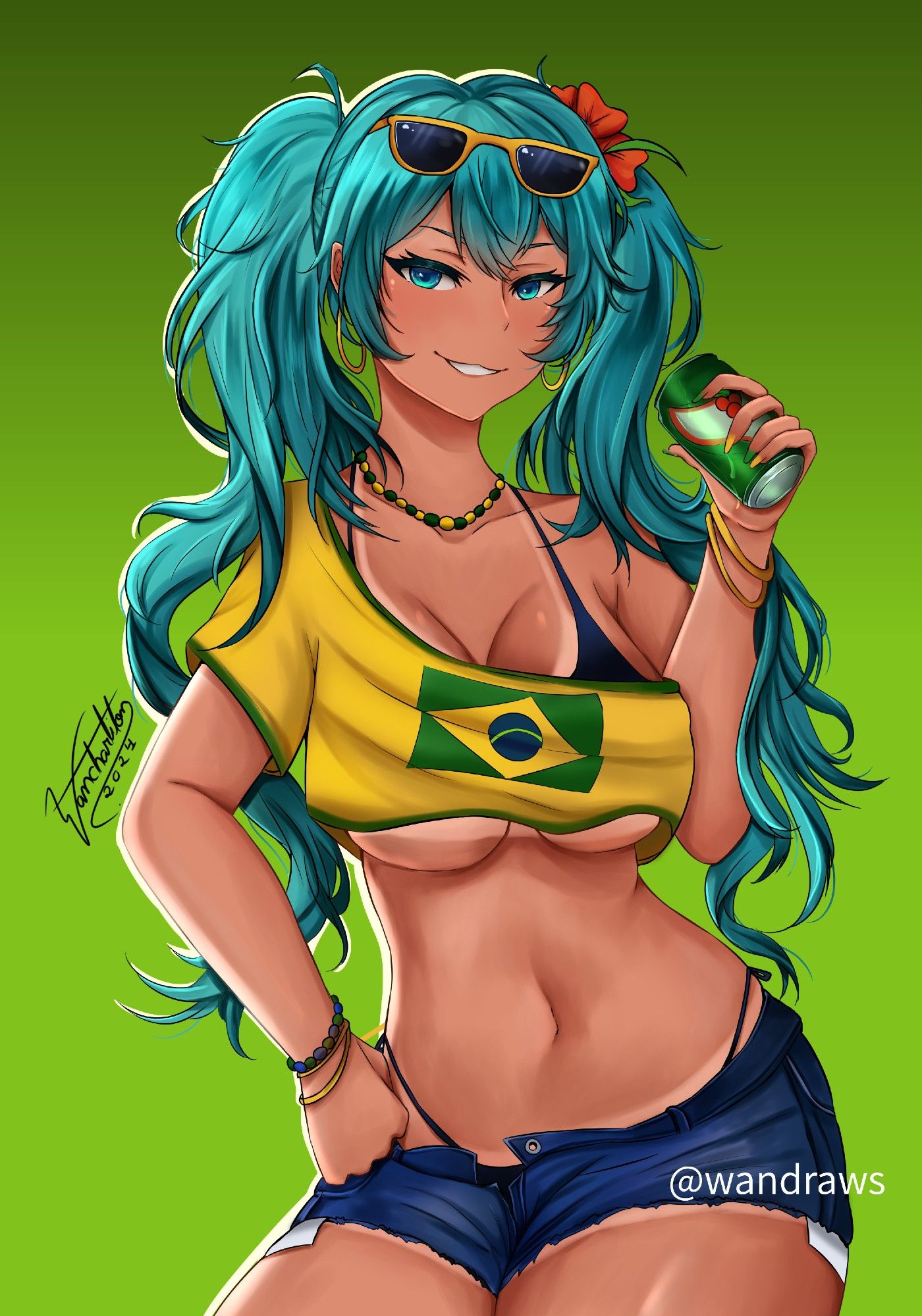 Fanart brazilian miku :)