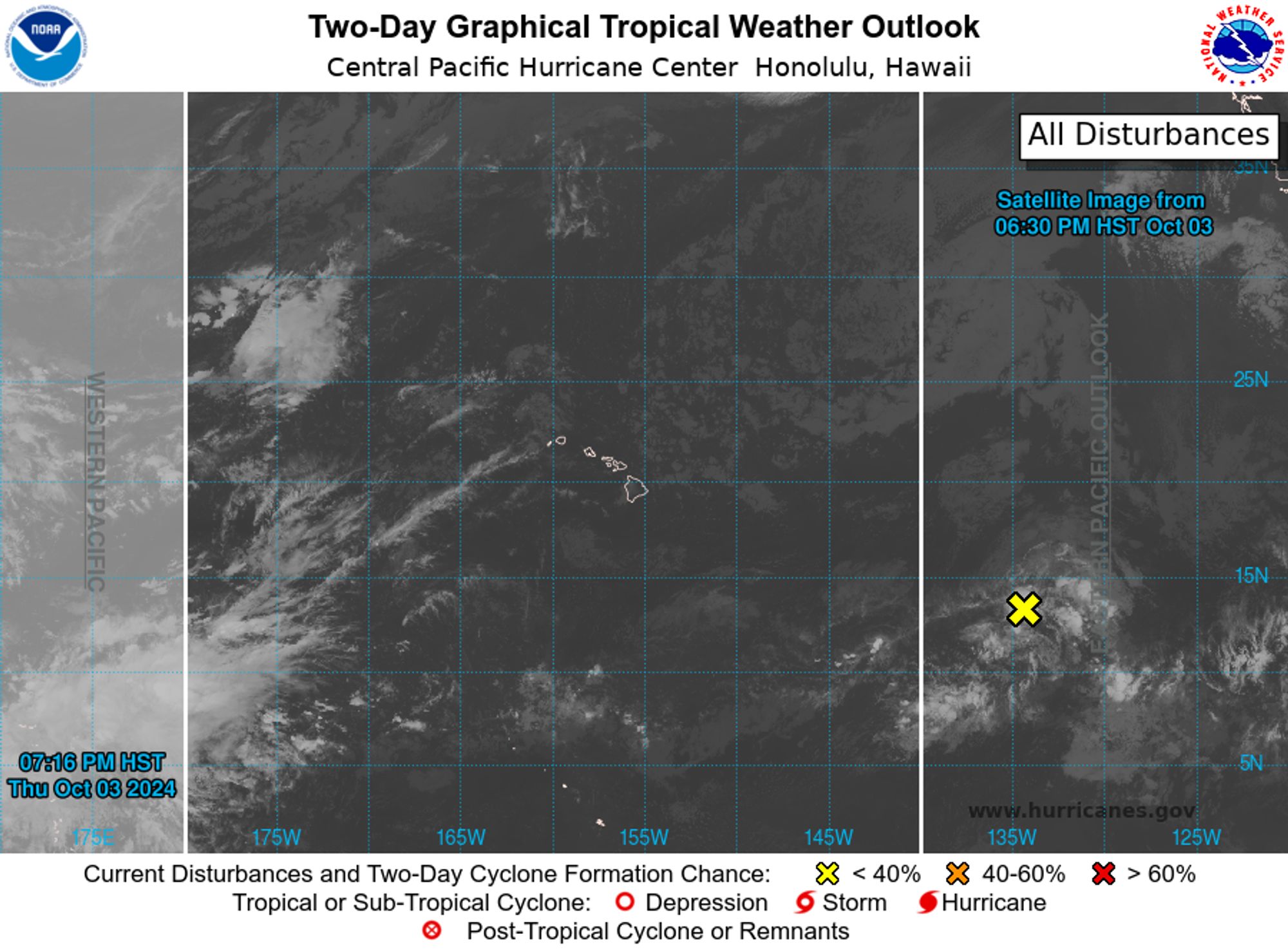 Central North Pacific 2-Day Graphical Outlook Image