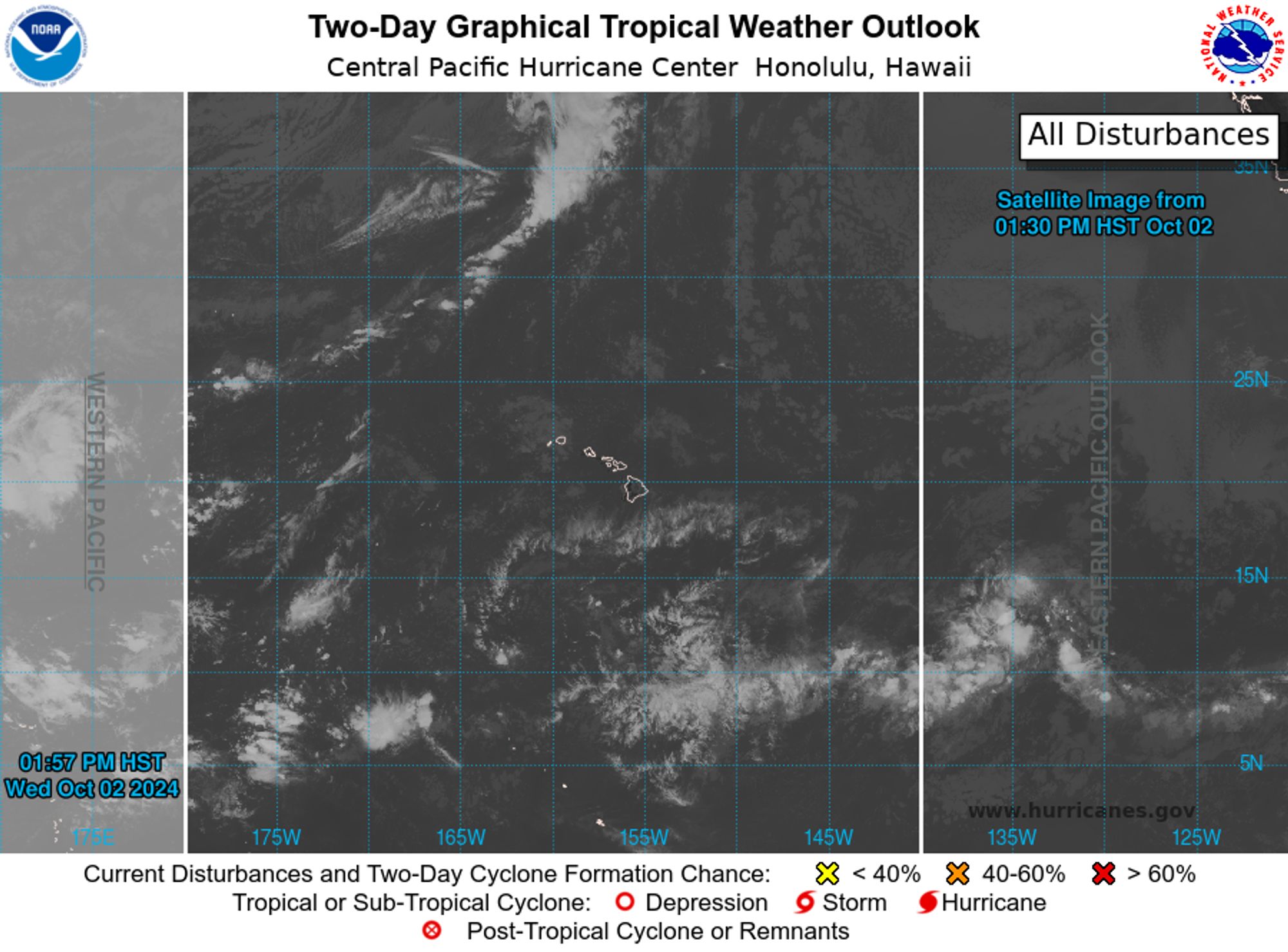 Central North Pacific 2-Day Graphical Outlook Image