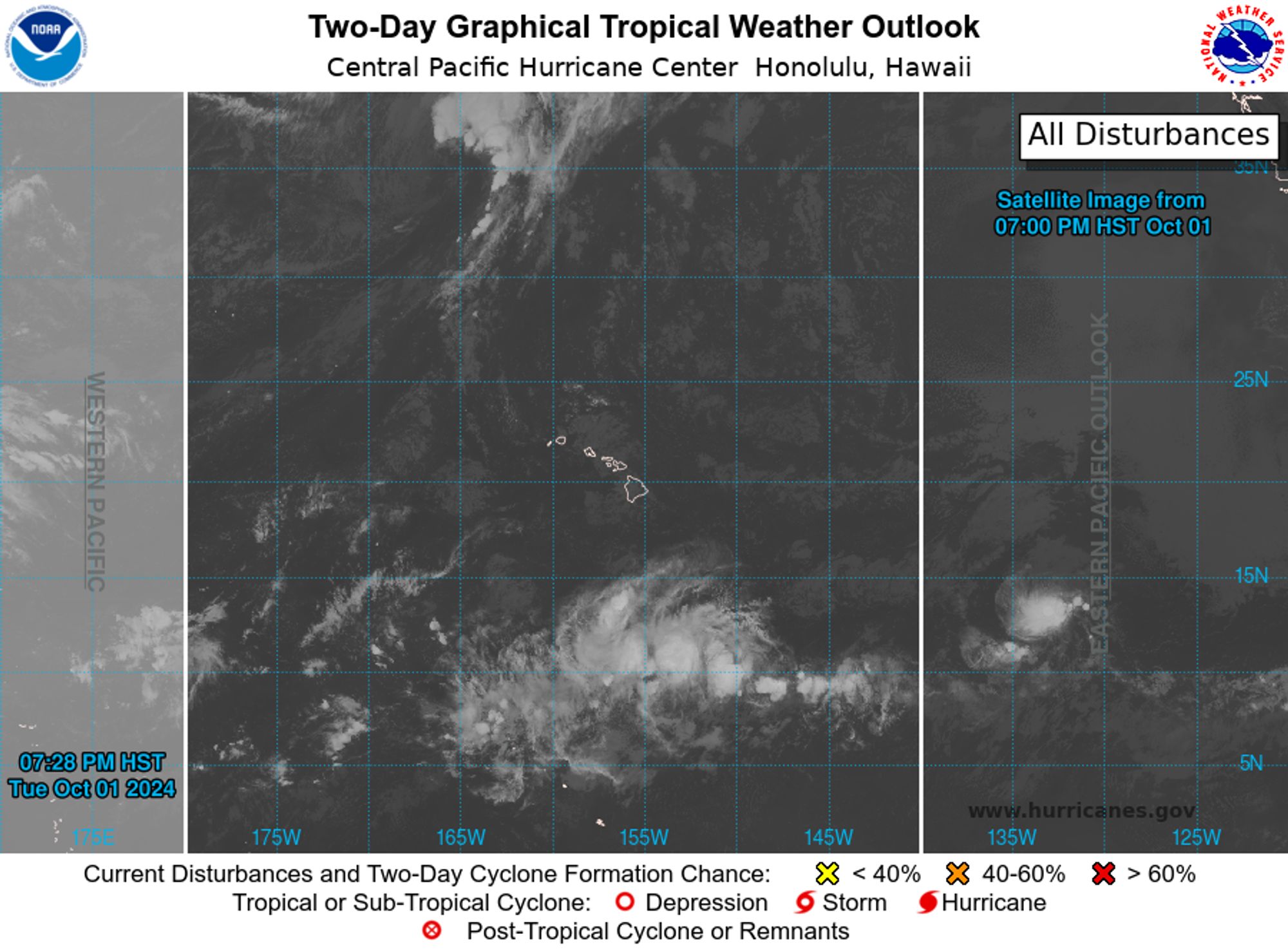 Central North Pacific 2-Day Graphical Outlook Image