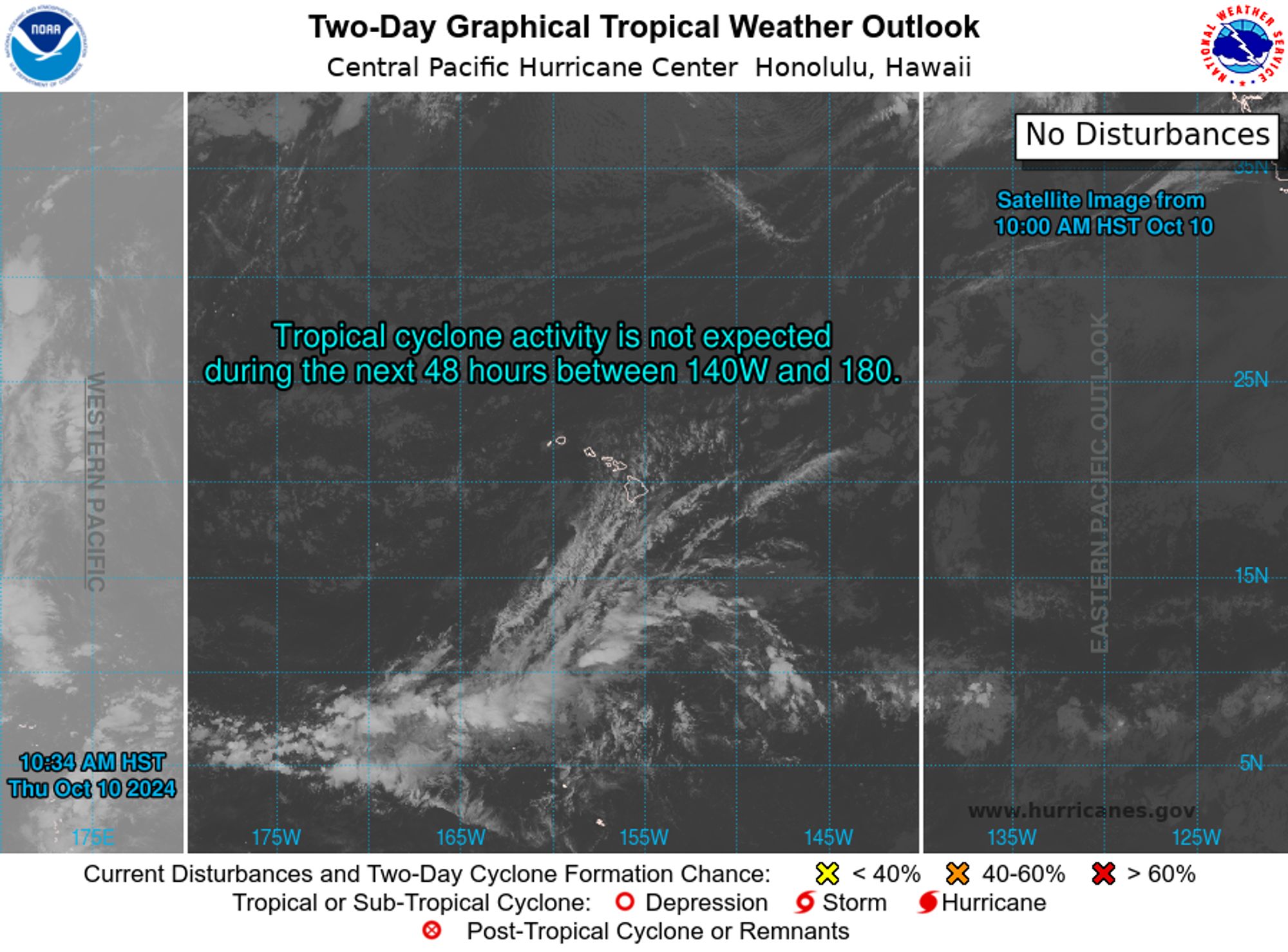 Central North Pacific 2-Day Graphical Outlook Image