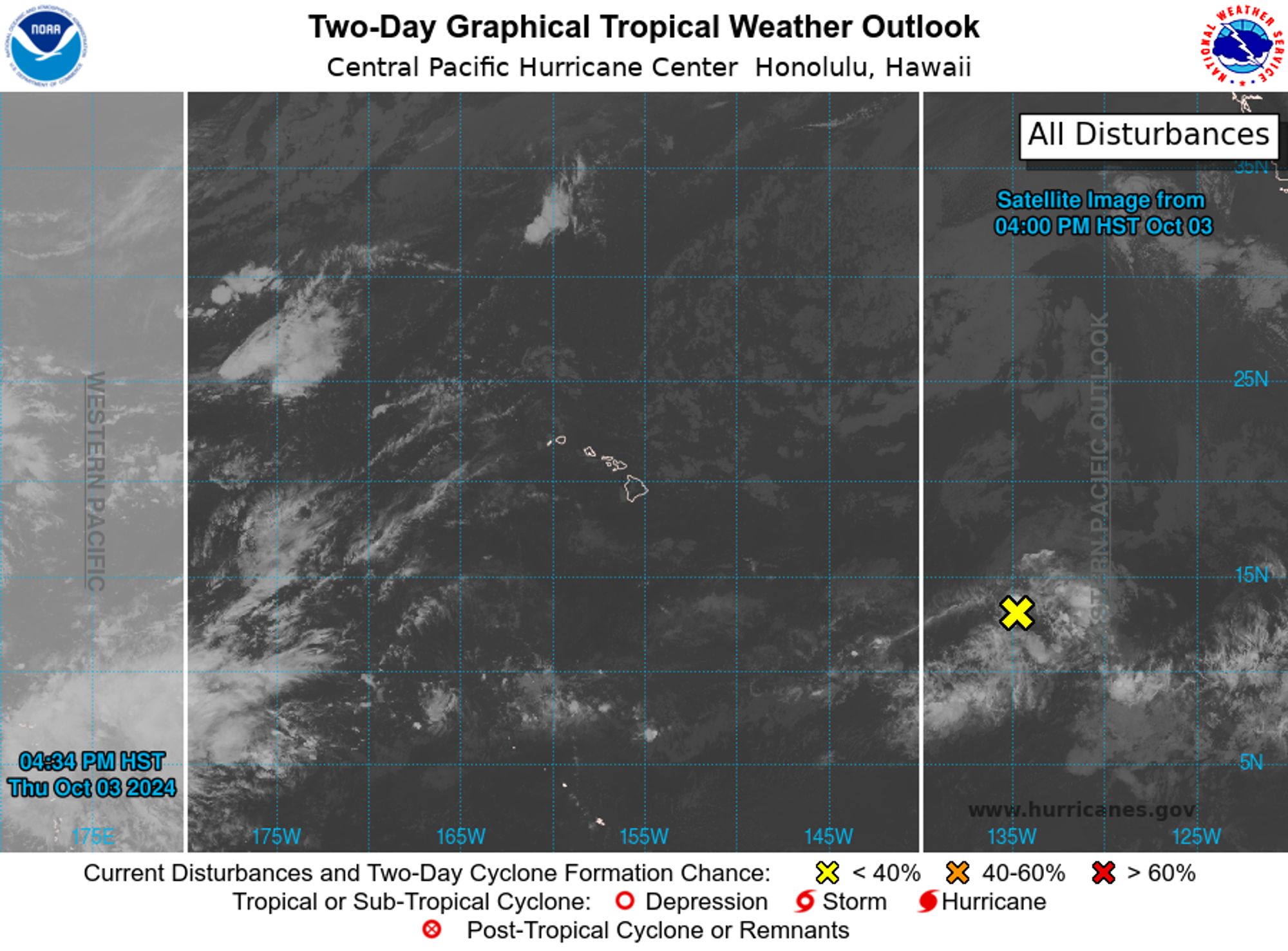 Central North Pacific 2-Day Graphical Outlook Image