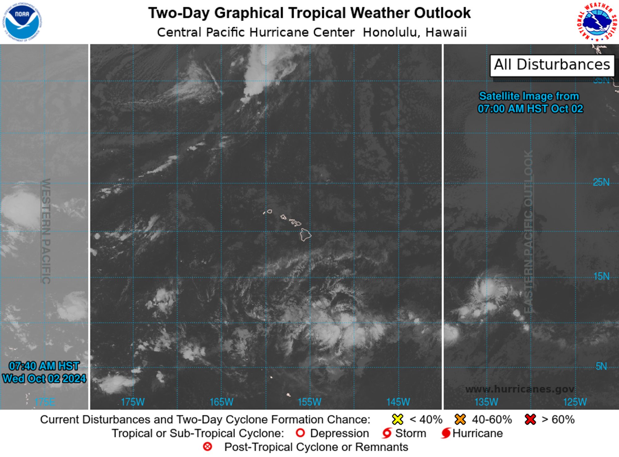 Central North Pacific 2-Day Graphical Outlook Image