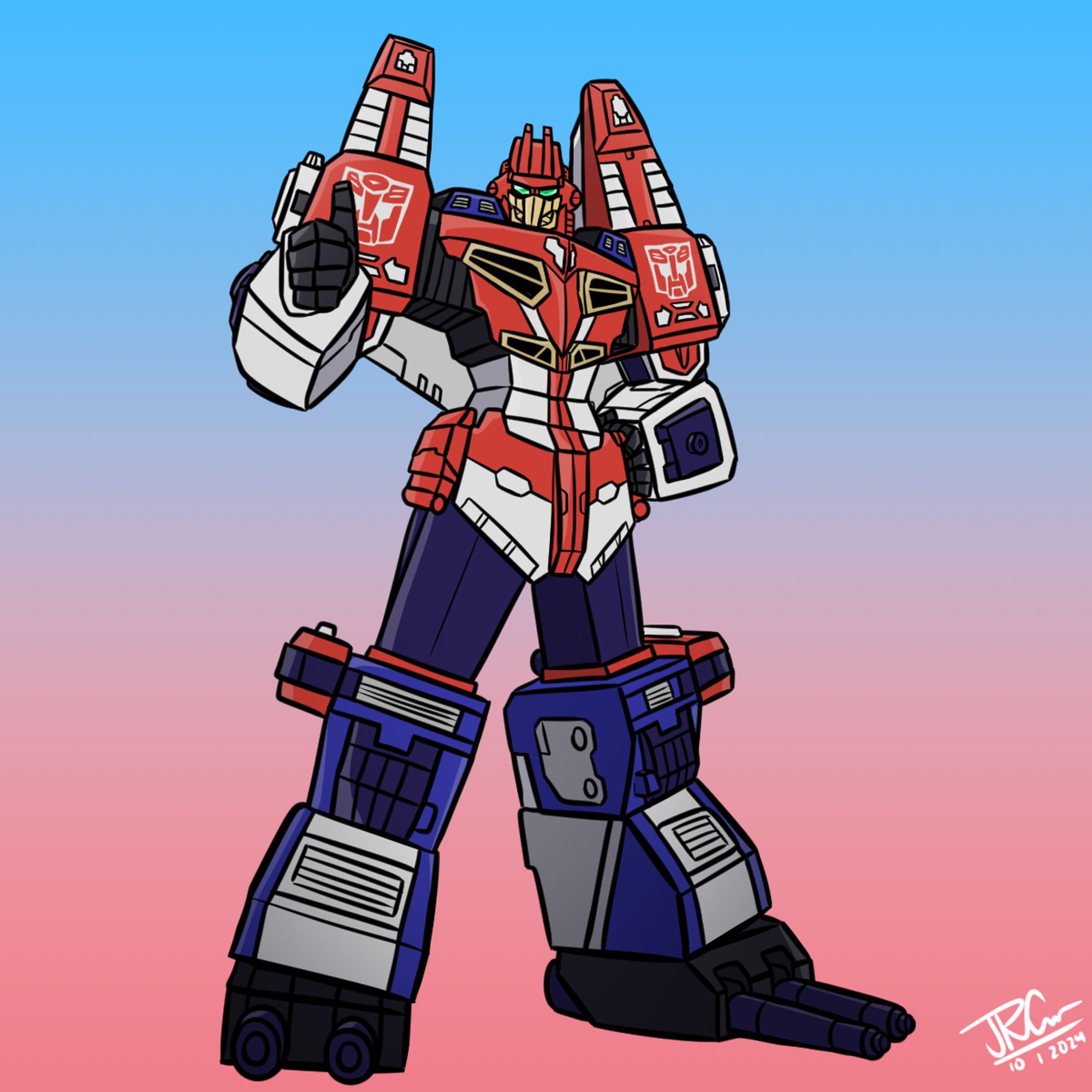 fanart of Wing Saber from Transformers Energon