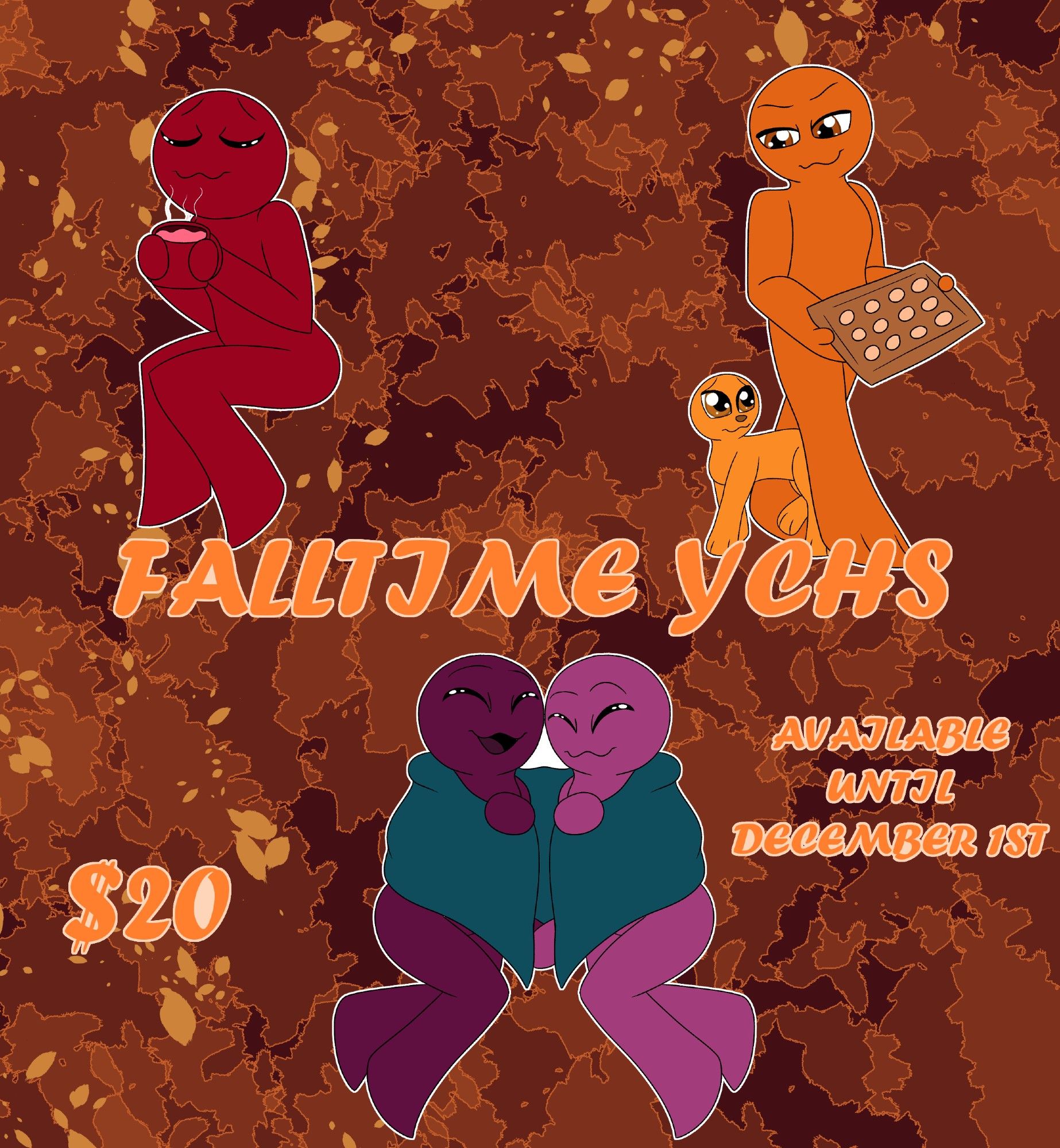 Falltime YCHs
$20
Available until December 1st