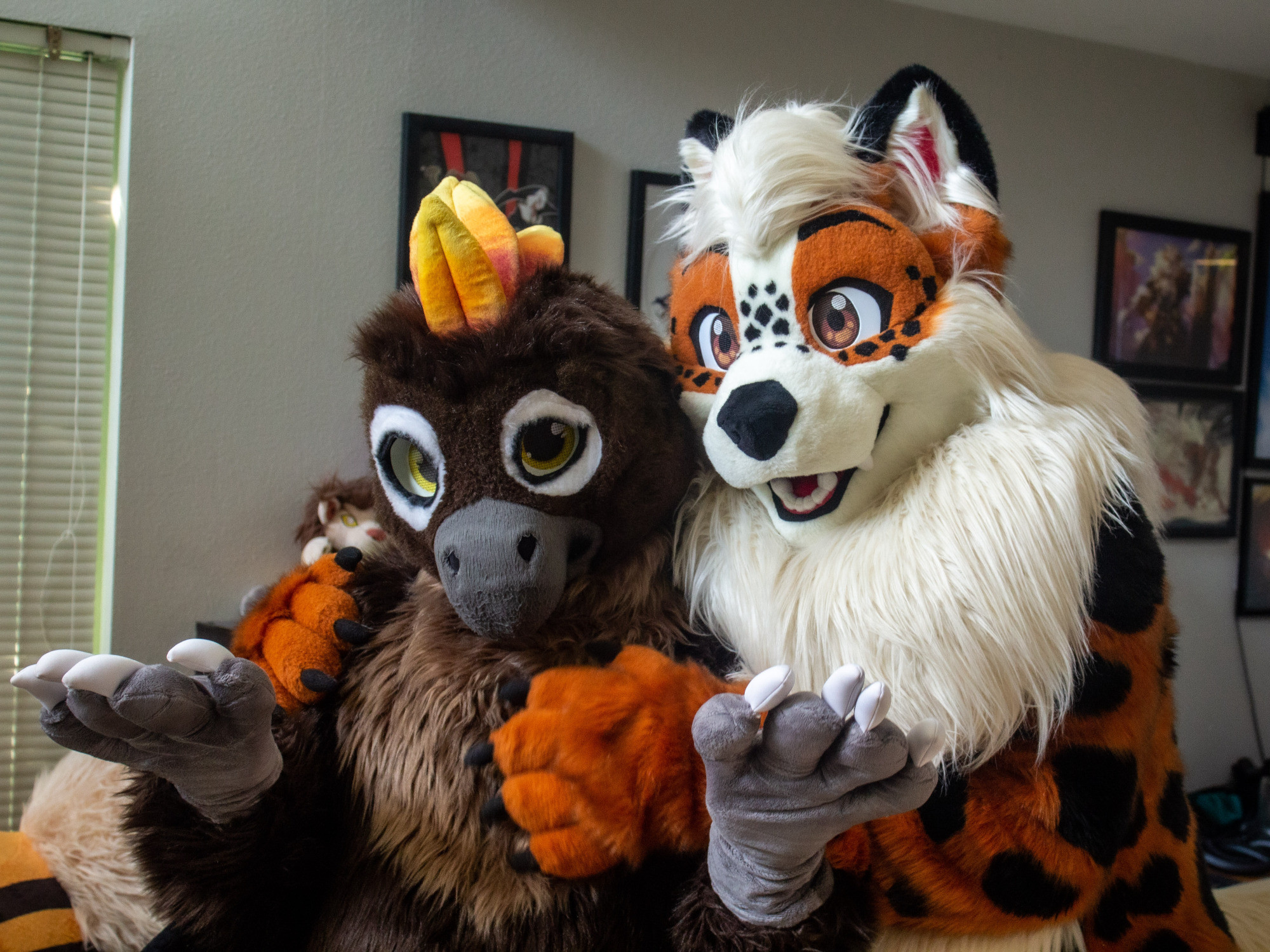 A final photo of the pair hugging.