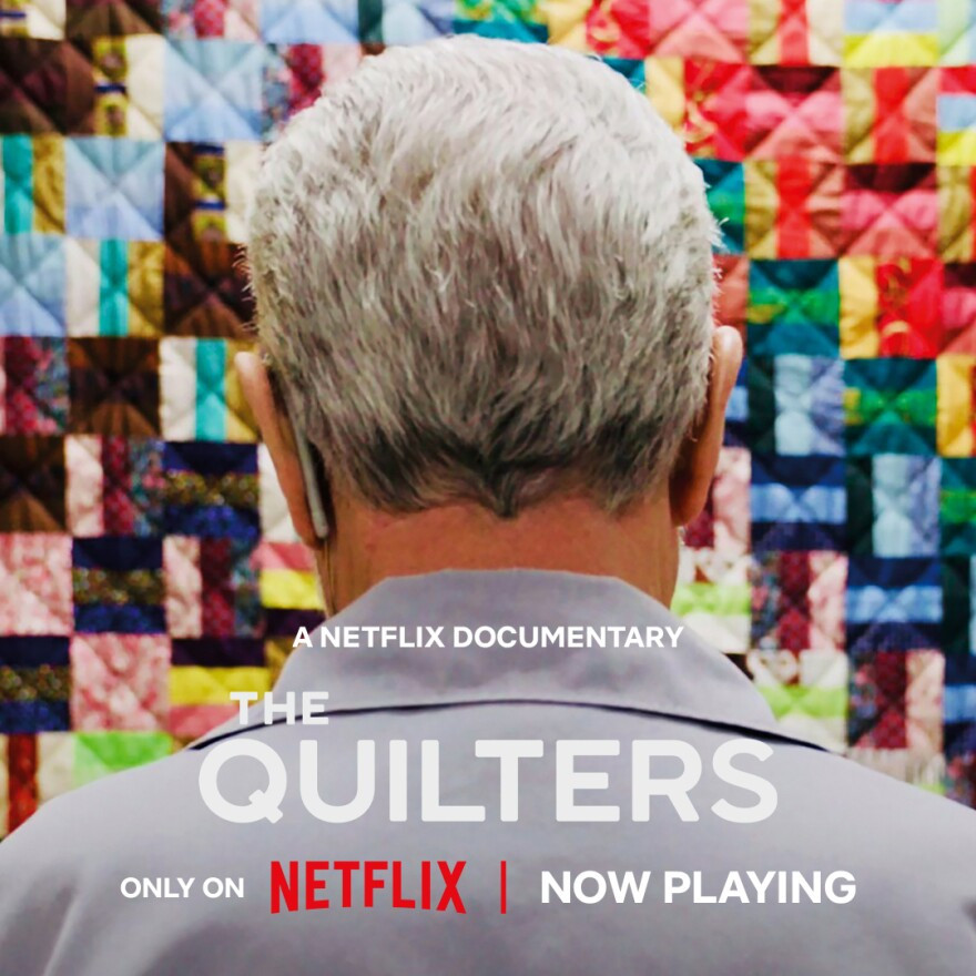 The Quilters short documentary title card