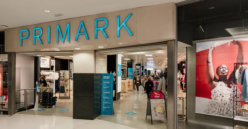 Photo of the Primark clothing store