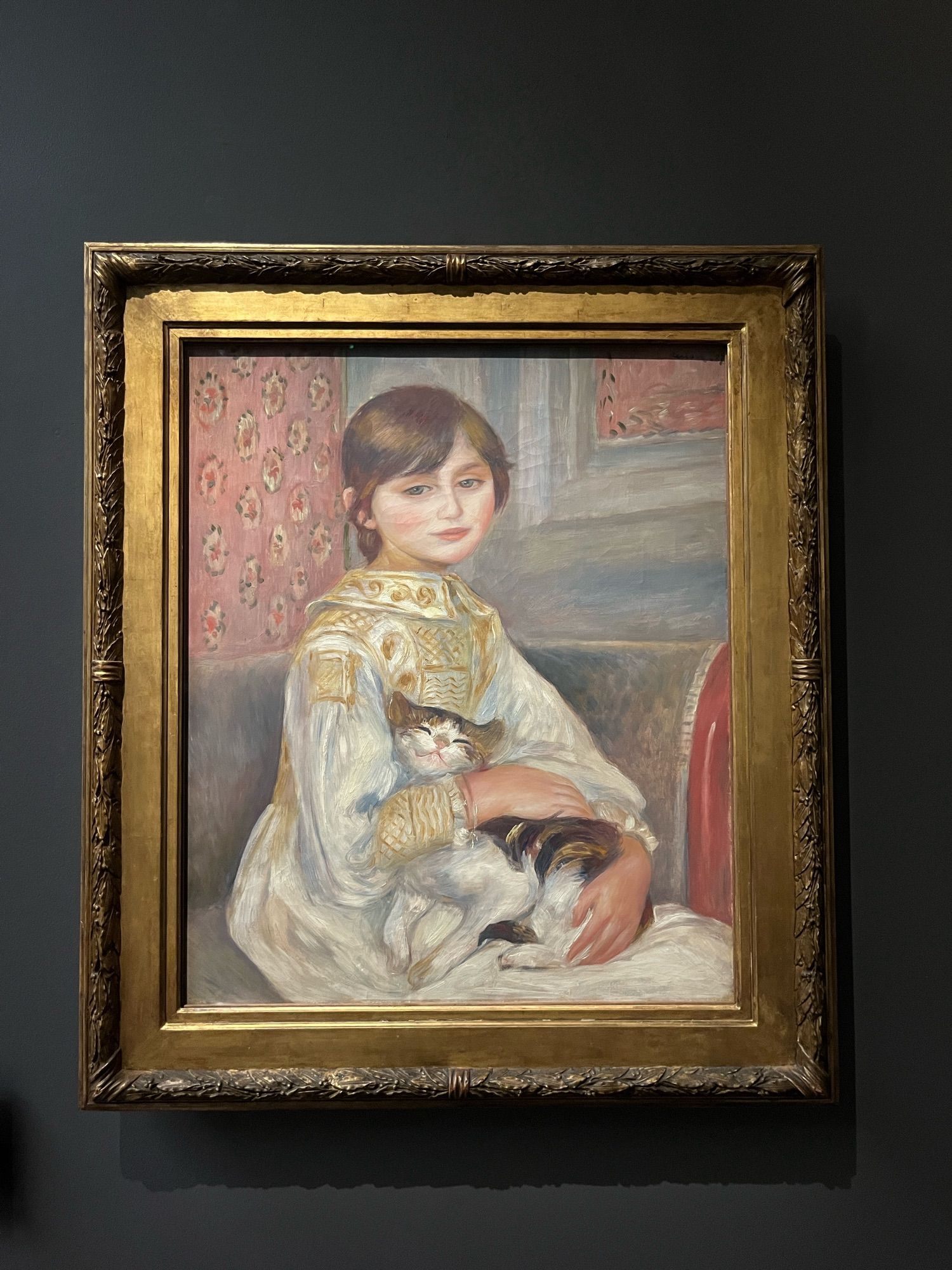 Julie Manet with Cat by Renoir