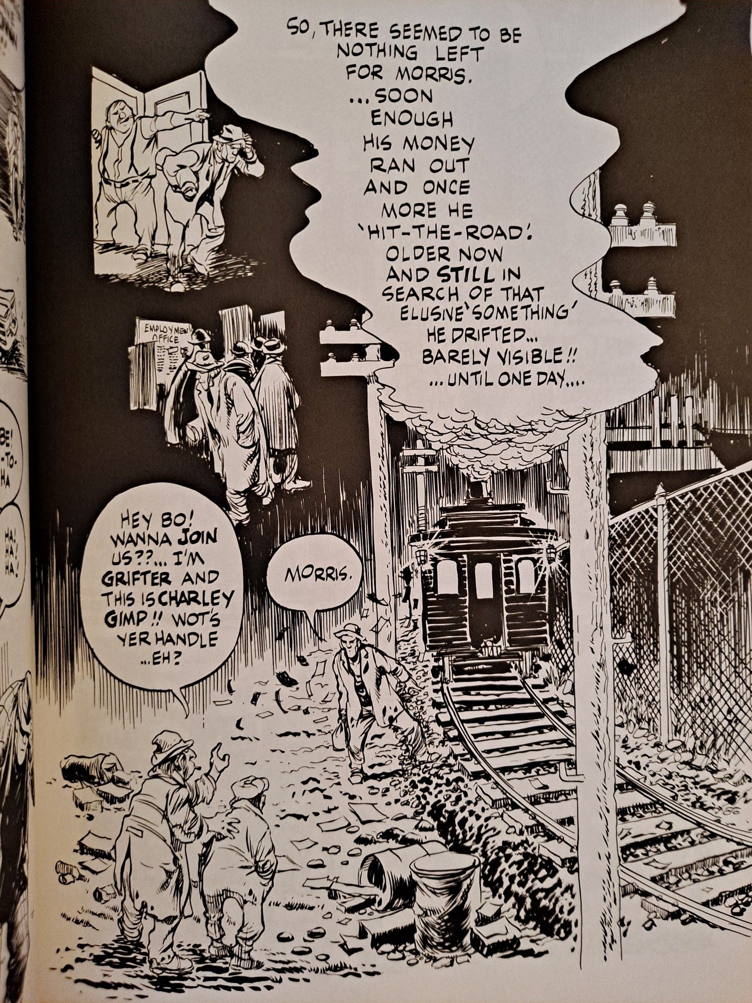 a page from "invisible people" by will eisner