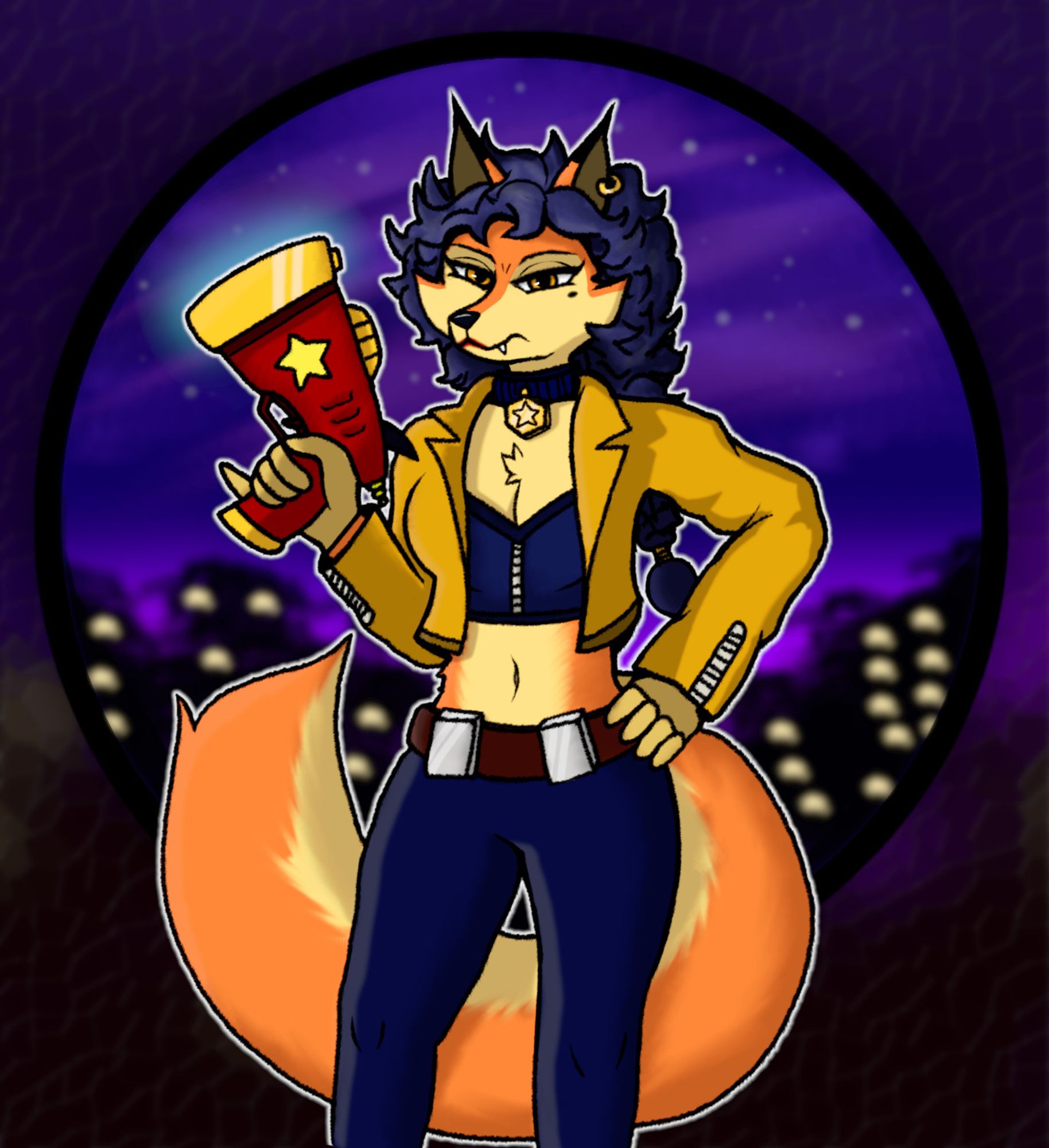 Carmelita Fox from Sly Cooper #furry #art #furryart #slycooper #foxtober