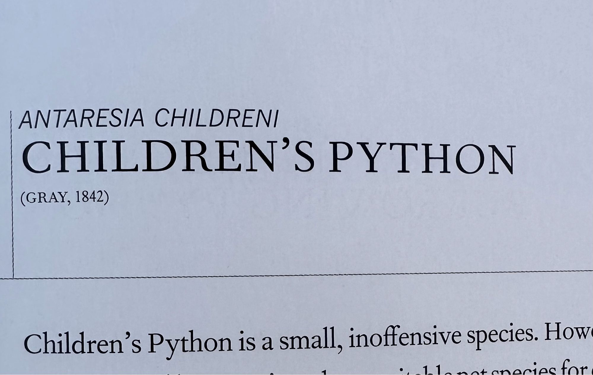 Children’s Python