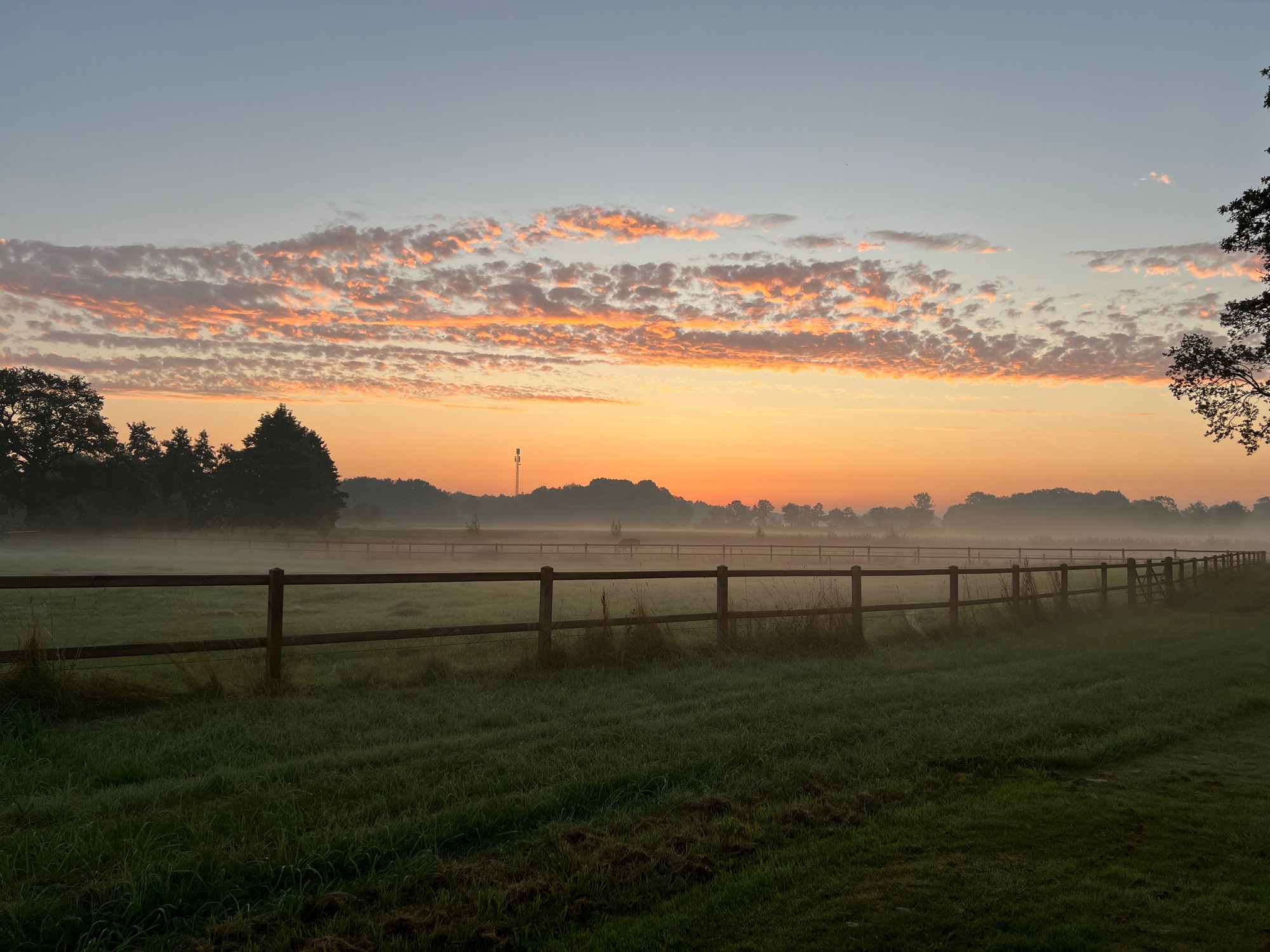 Zonsopkomst 6 uur vanmorgen