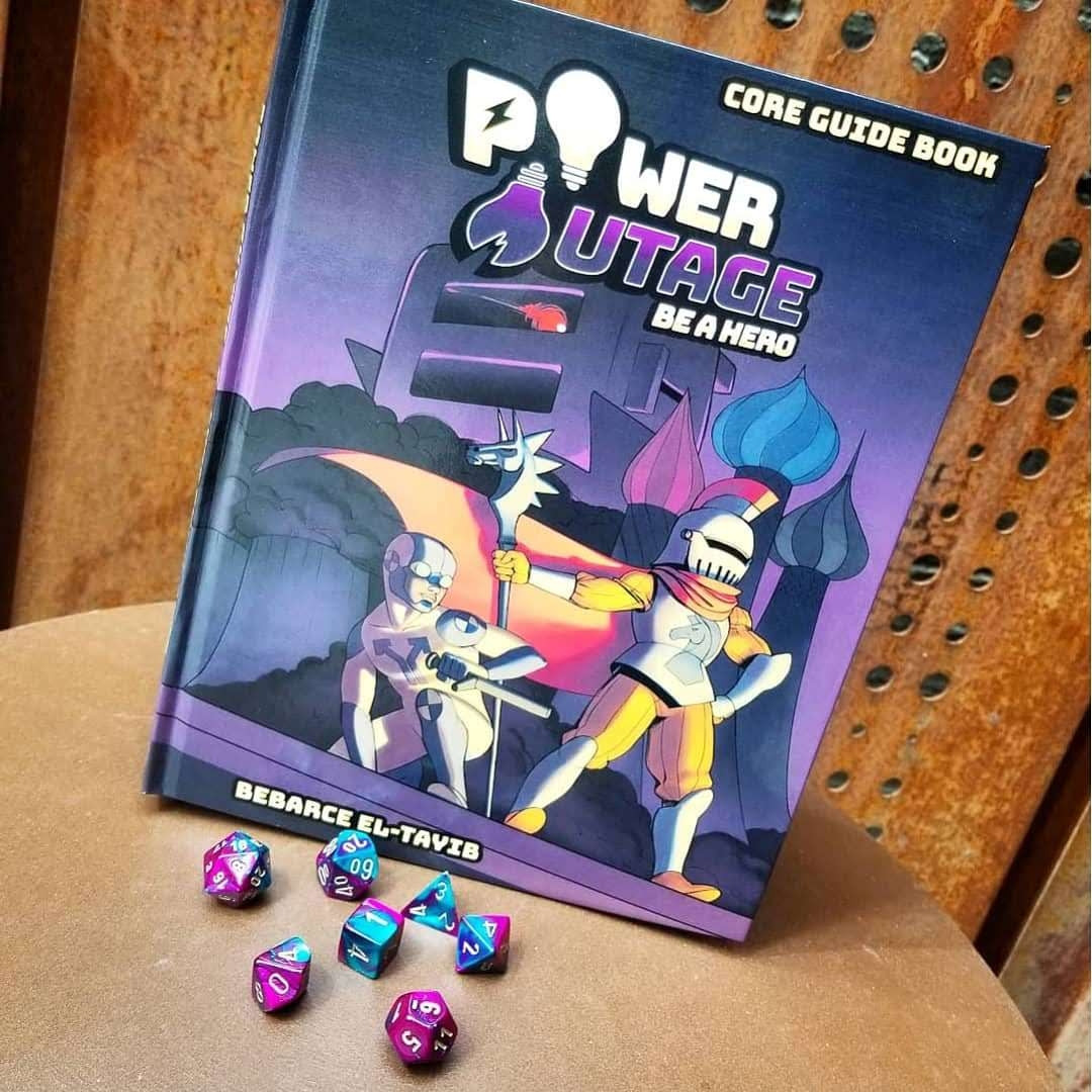 Power Outage Cover with matching dice