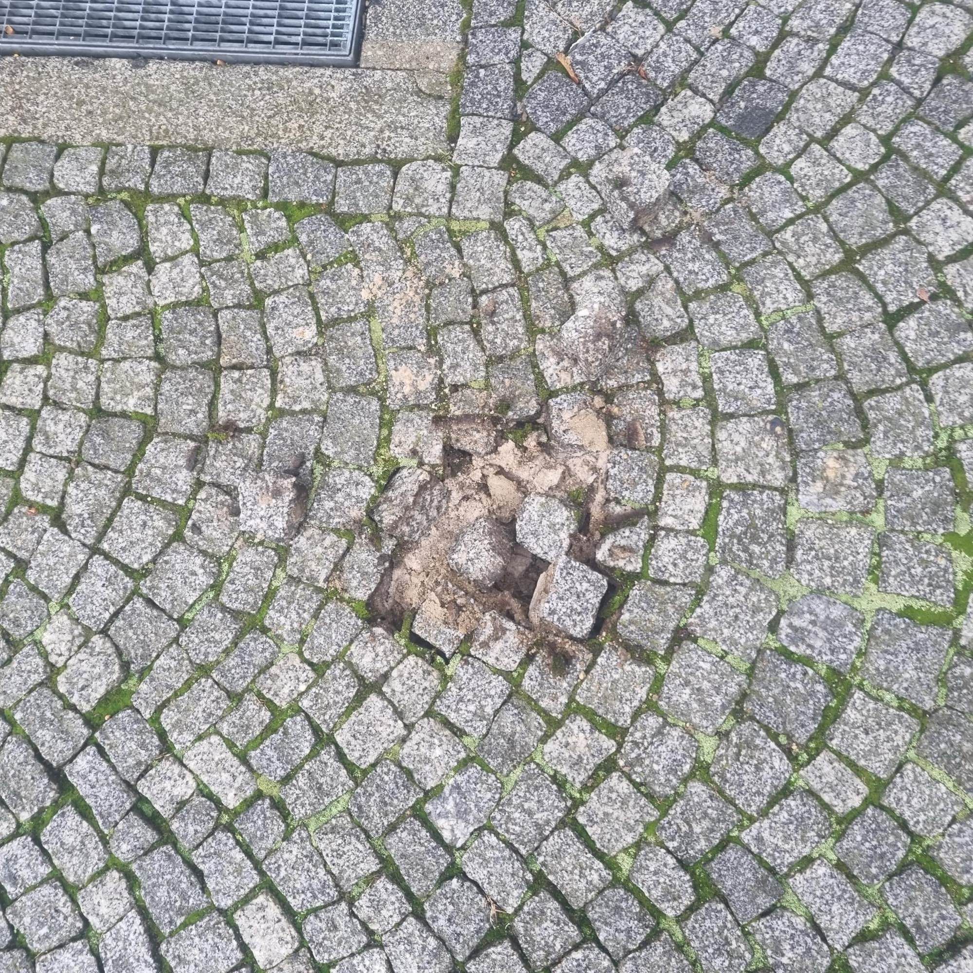 Was im Bild fehlt: Stolpersteine