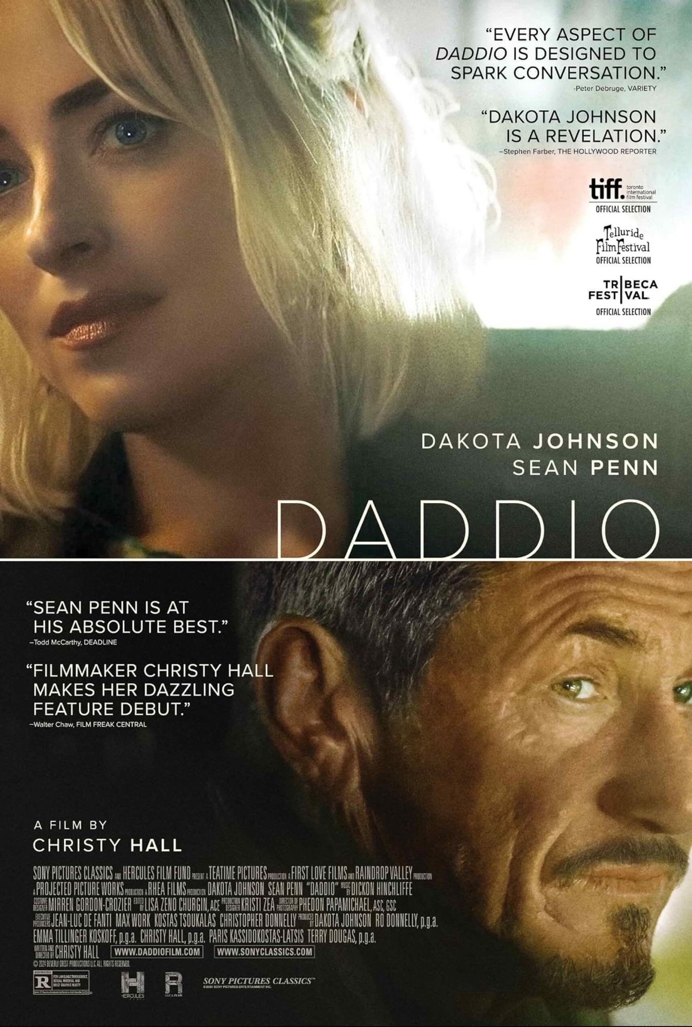 Movie poster for Daddio (2023)