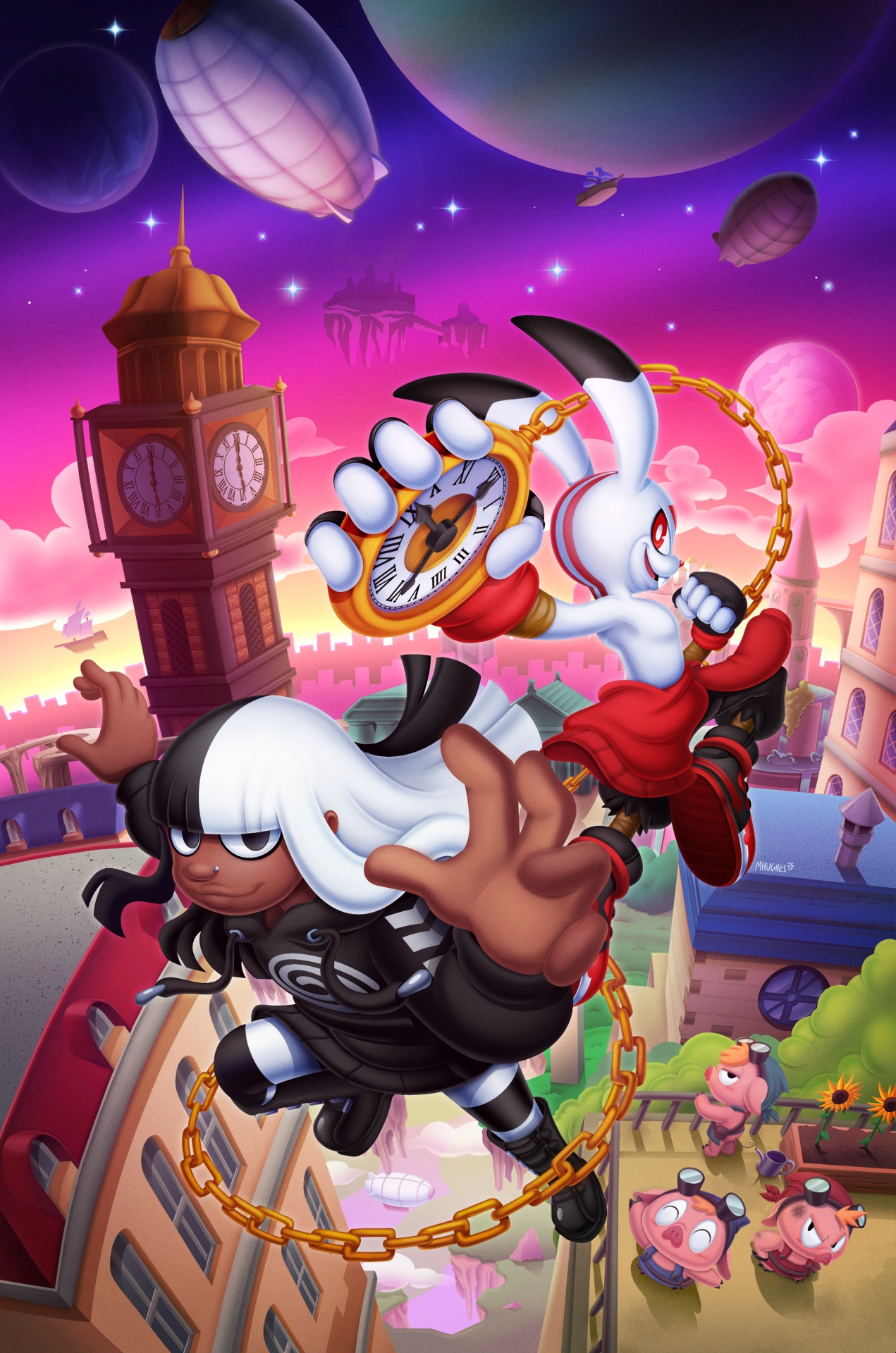 Exclusive ENDLESS FANTASIA Kickstarter poster by Mark Hughes!