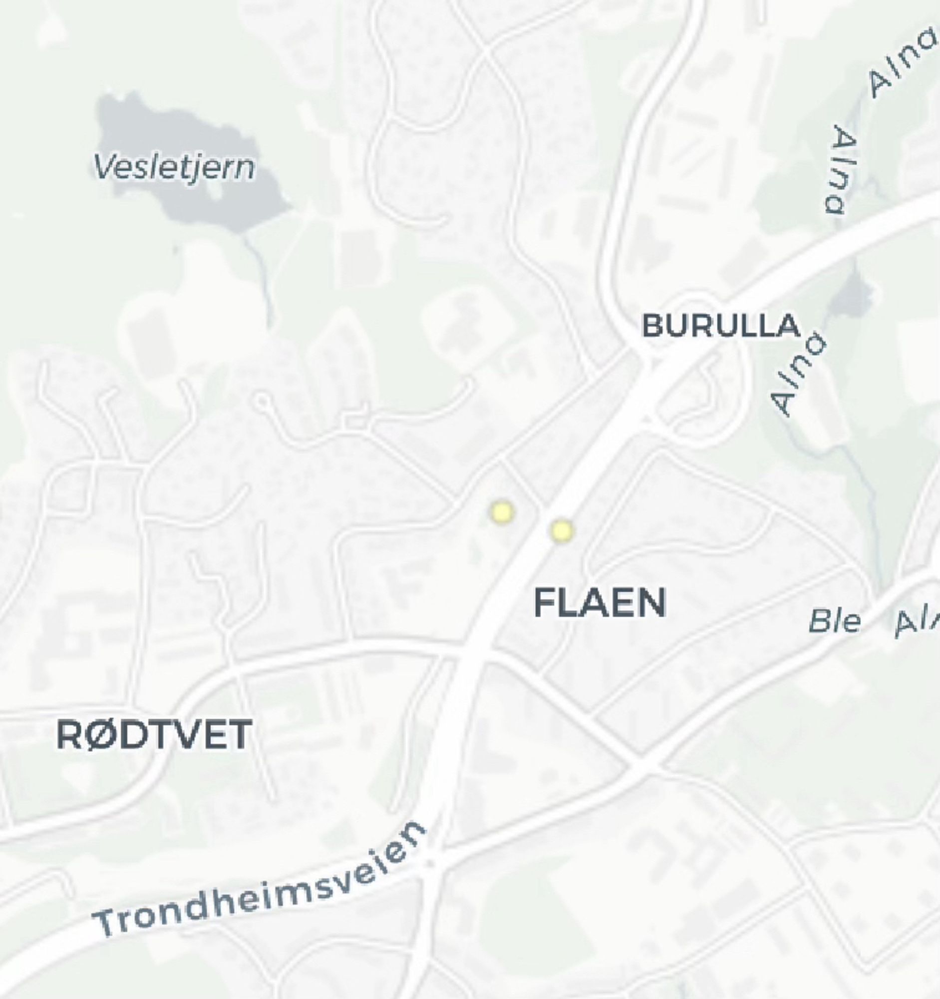 Lynnedslag på Flaen