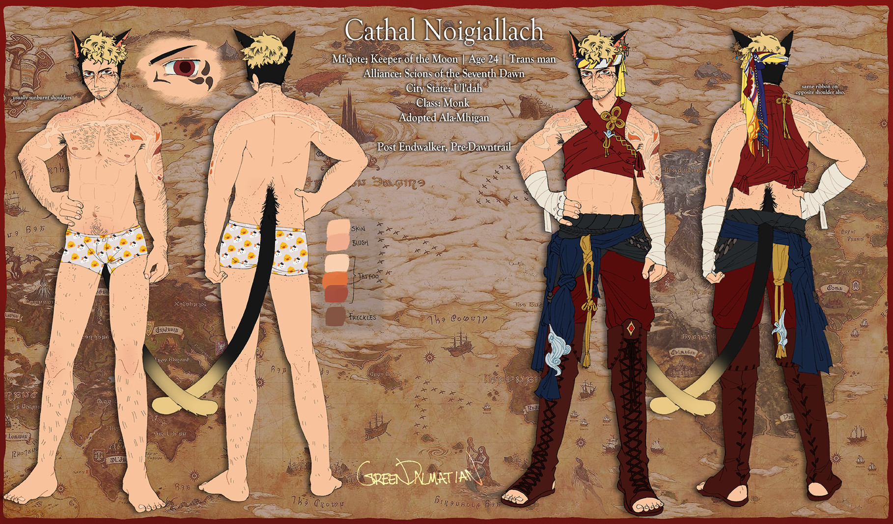 Cathal's ref sheet from 2024