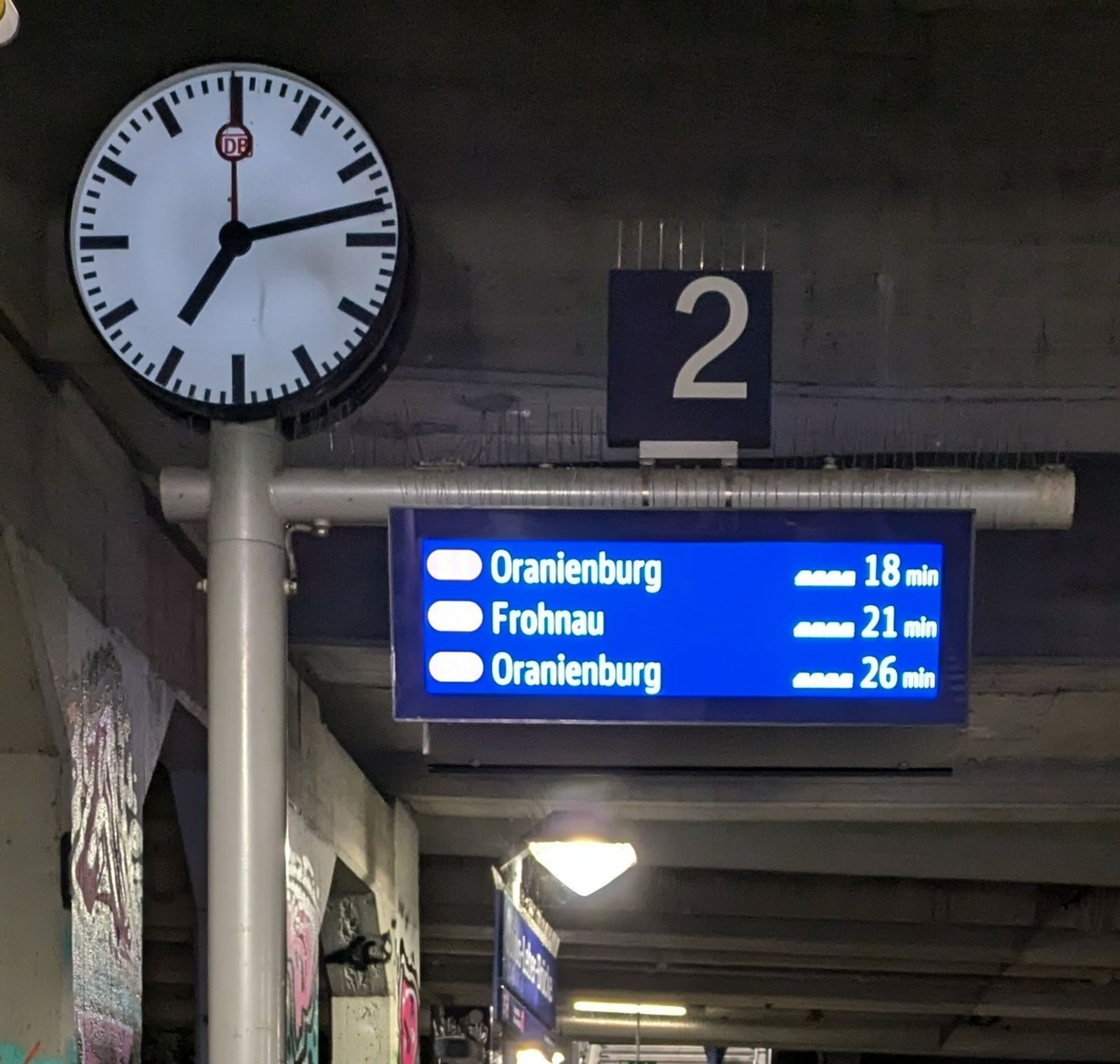 S-Bahn nach Oranienburg erst in 18 Minuten 