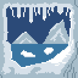 Pixel ice cave