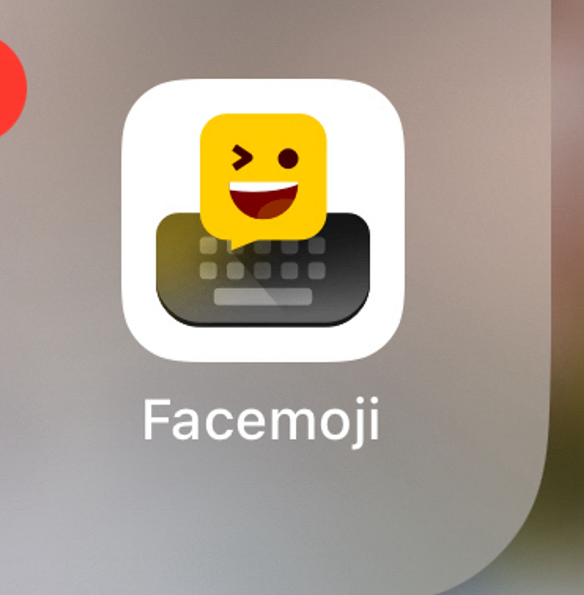 Pic of the app Facemoji