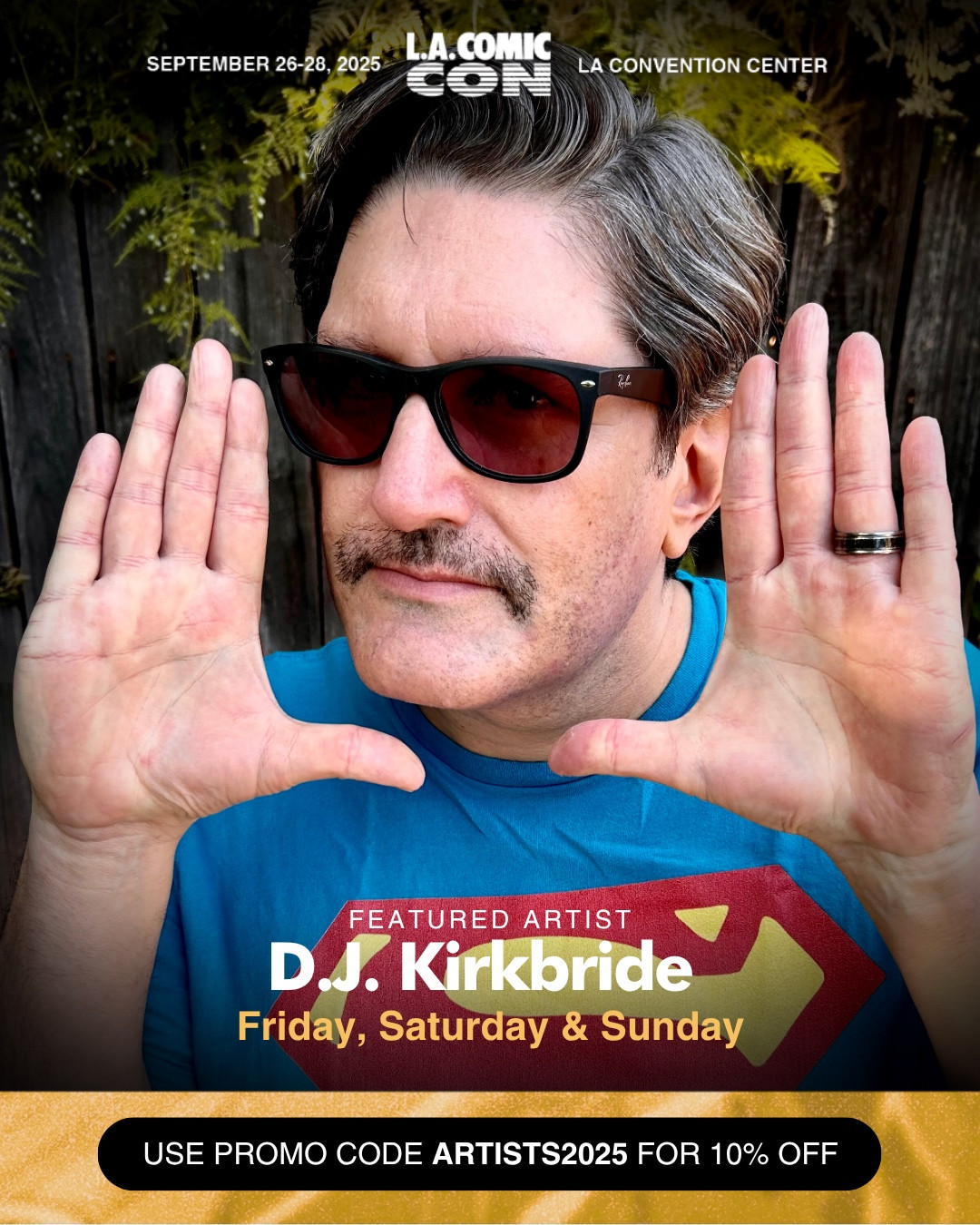 It's me, back when I could still almost grow a mustache! See me at Los Angeles Comic Con Sept 26, 27, and 28!!!
