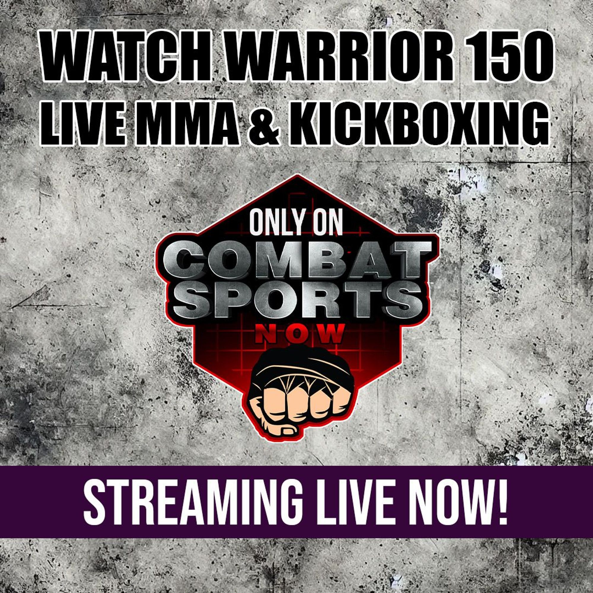 It’s going down now! Warrior 150 is live, and the fights are already heating up.