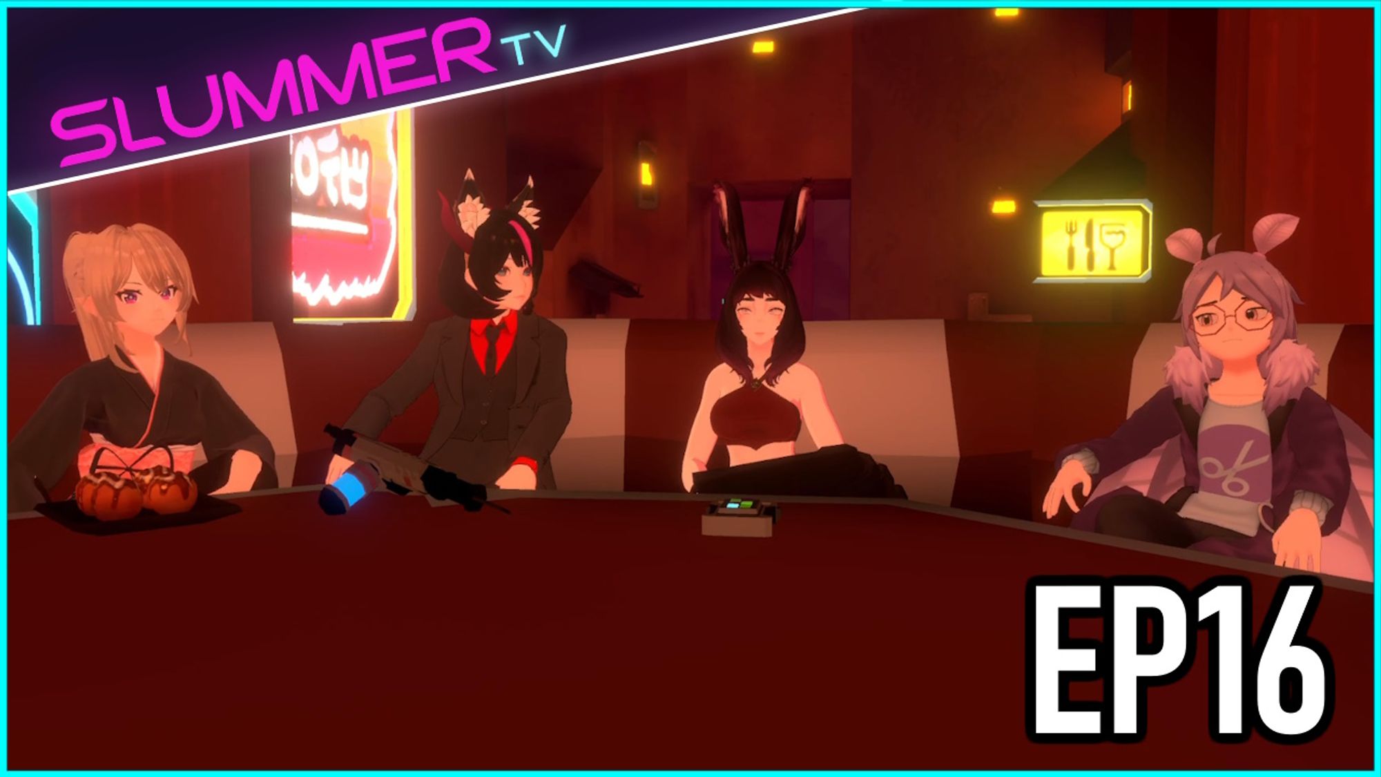 Screenshot from podcast with SkizErztalking, ObliviousVR, CyzzleBelle and Deadlydoener