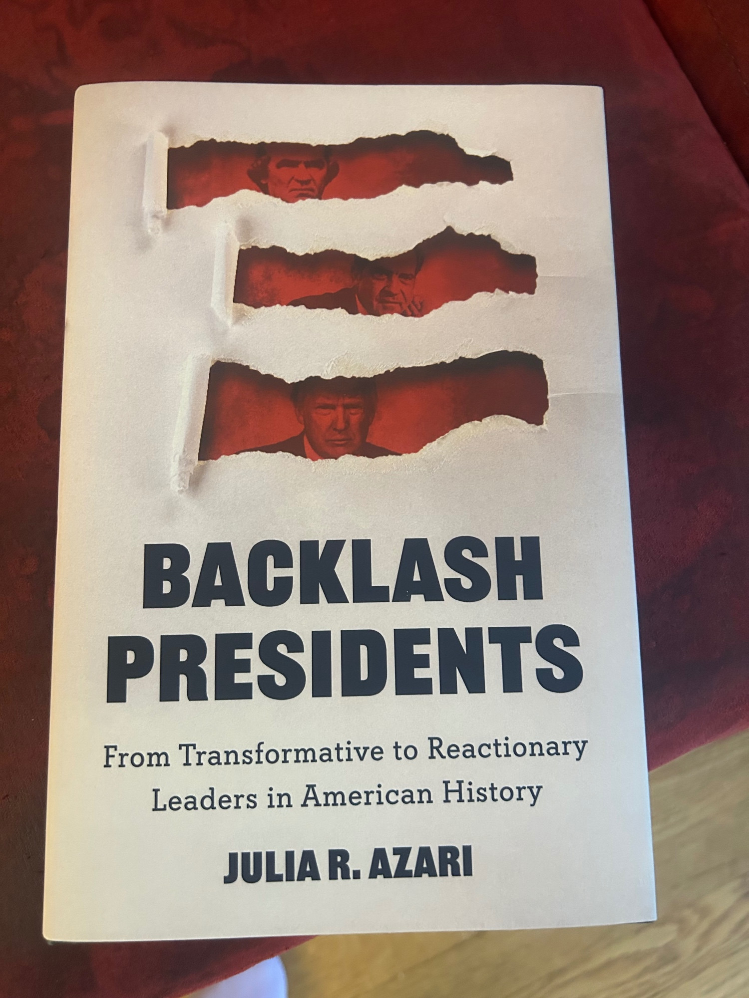 Book cover: Backlash presidents 