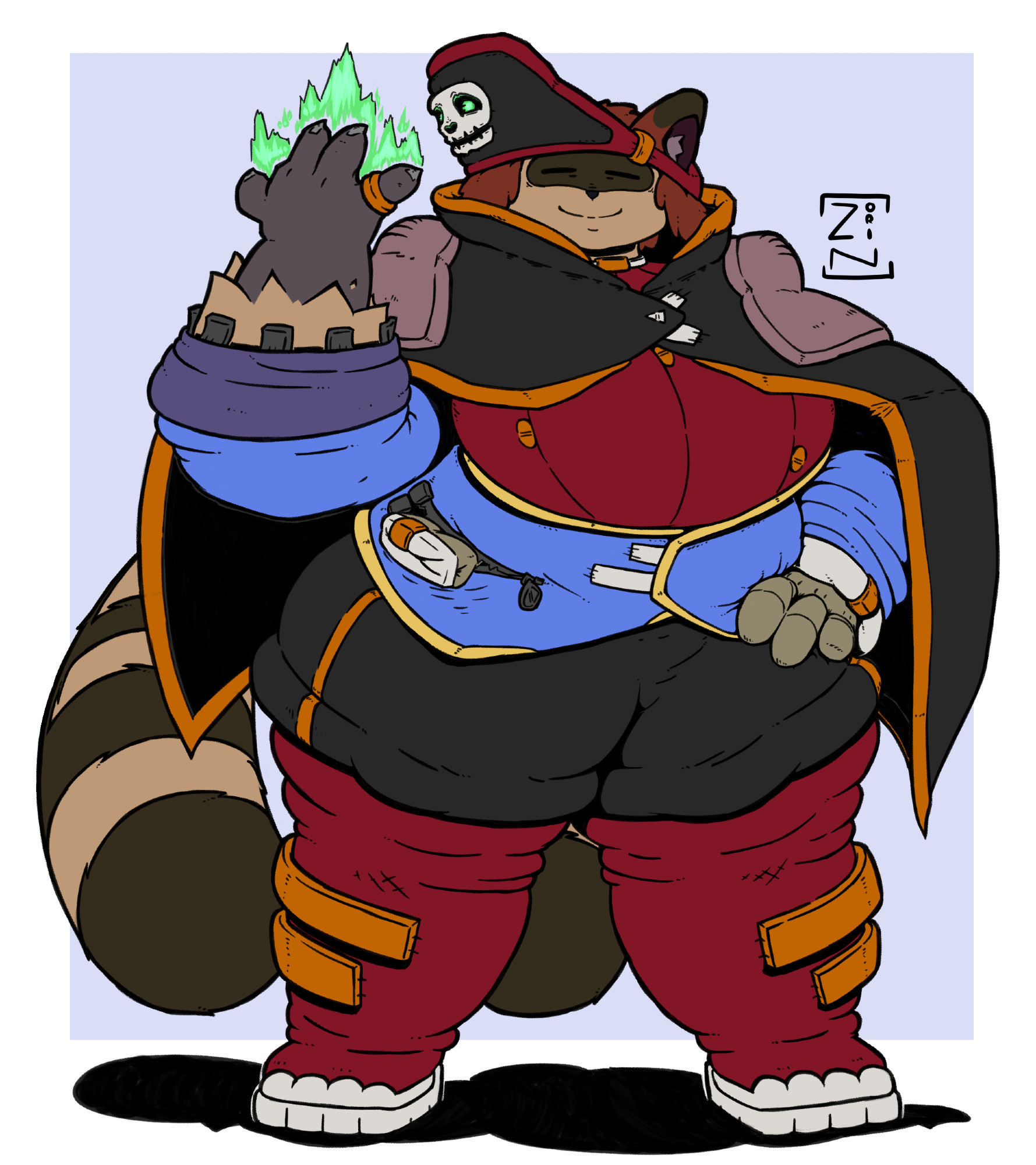 unnamed pirate raccoon